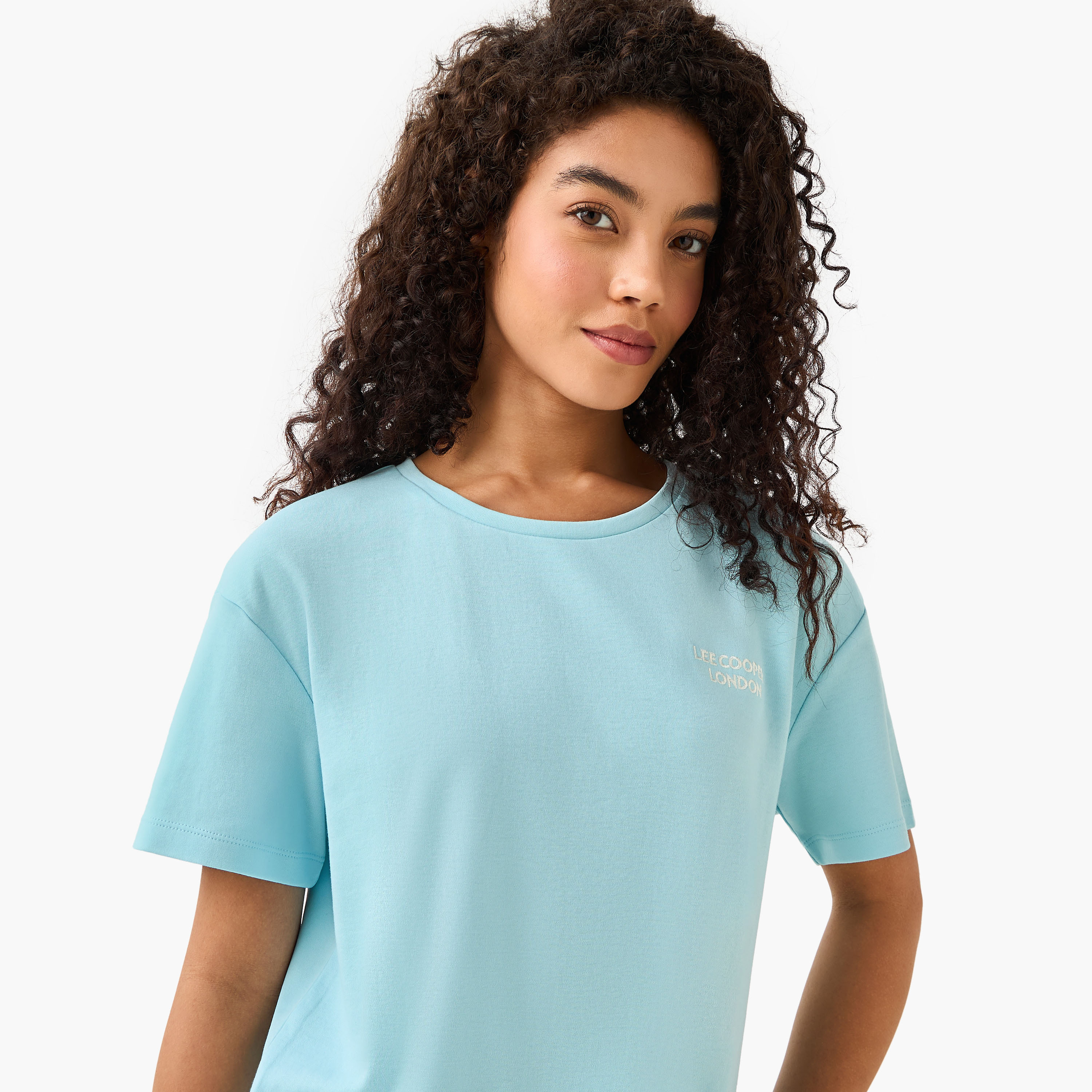 Lee Cooper Cotton T-shirt with Logo Print-PROMO_SP_OM_2FOR6_130625-image-6