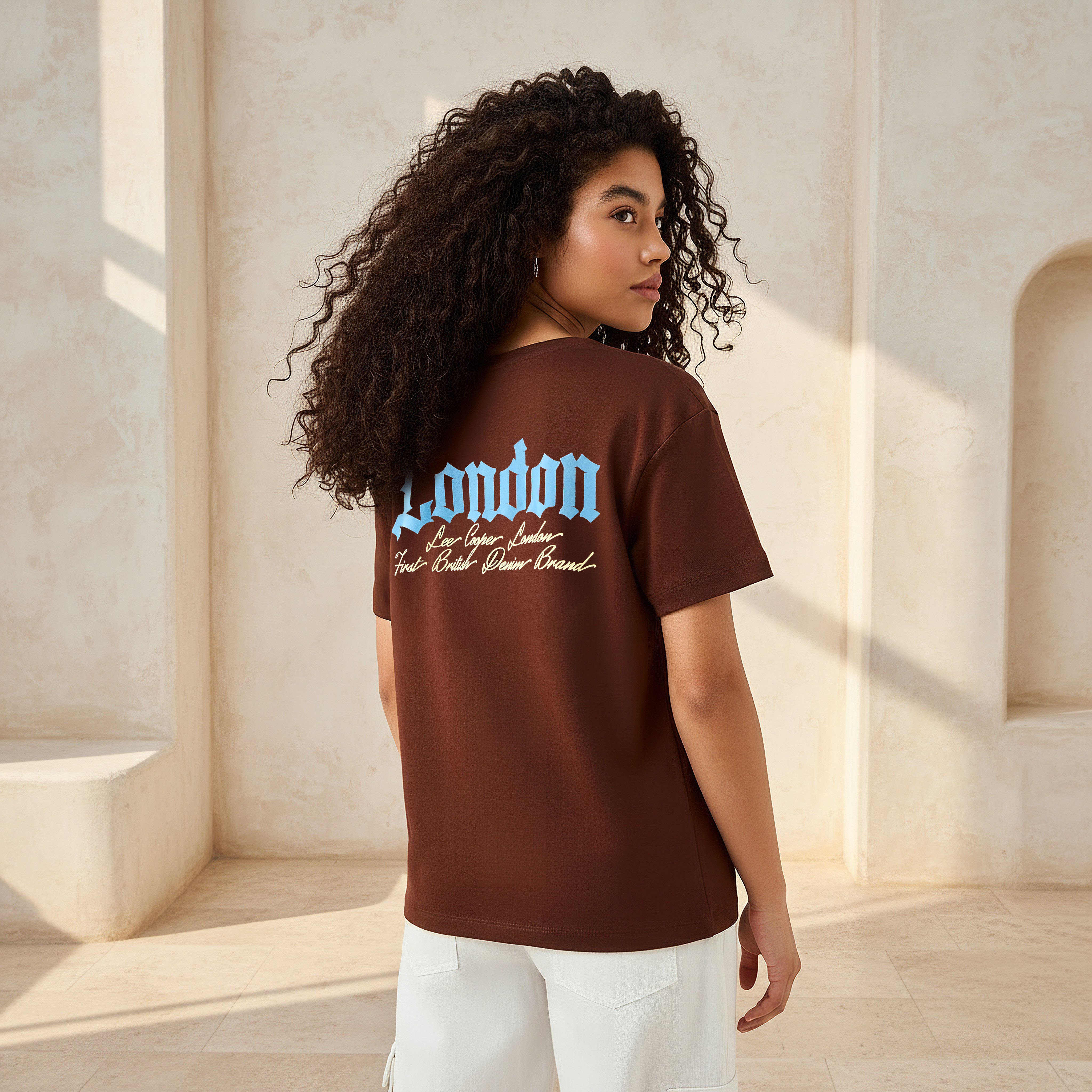 Lee Cooper Cotton T-shirt with Logo Print-PROMO_SP_OM_2FOR6_130625-image-2