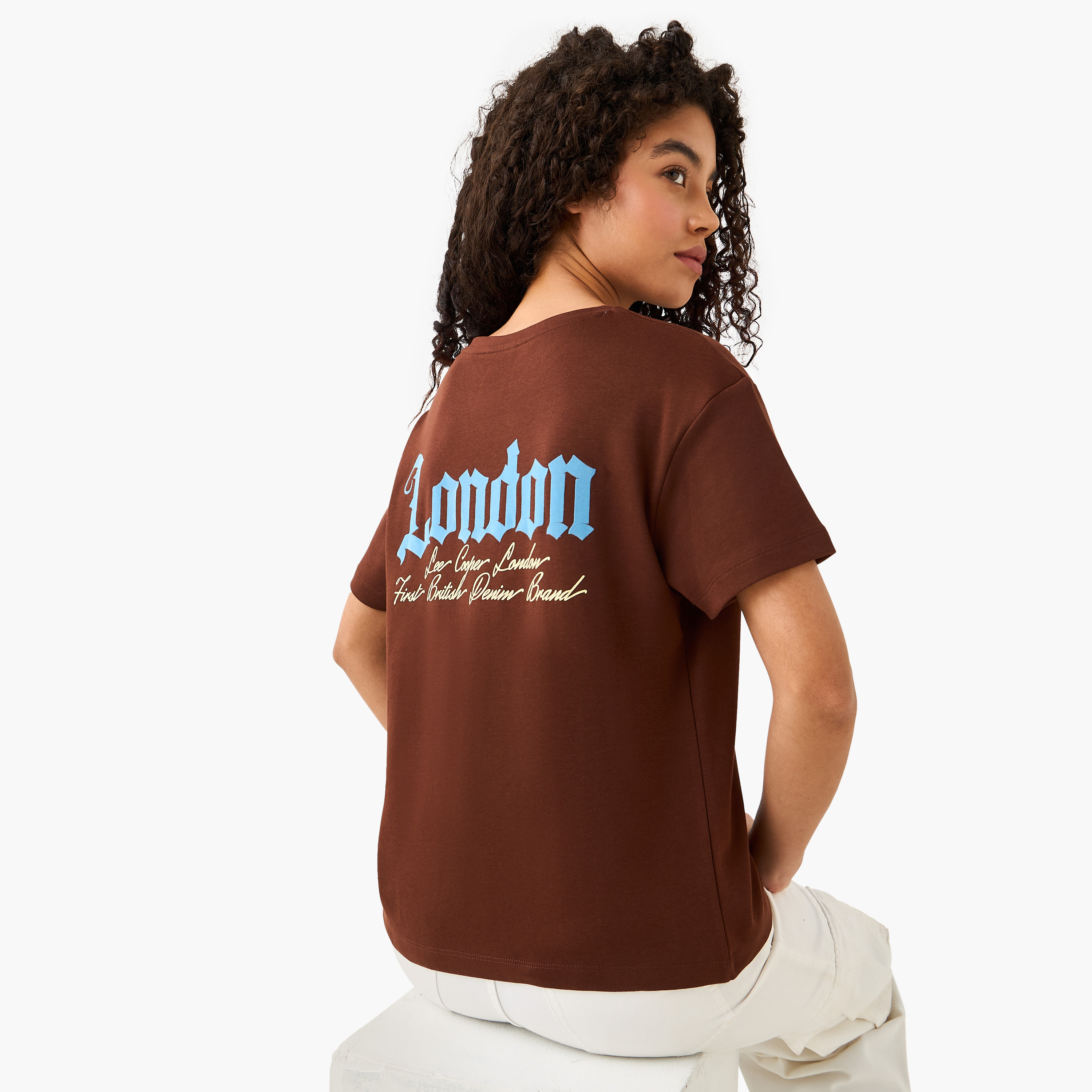 Lee Cooper Cotton T-shirt with Logo Print-PROMO_SP_OM_2FOR6_130625-image-6