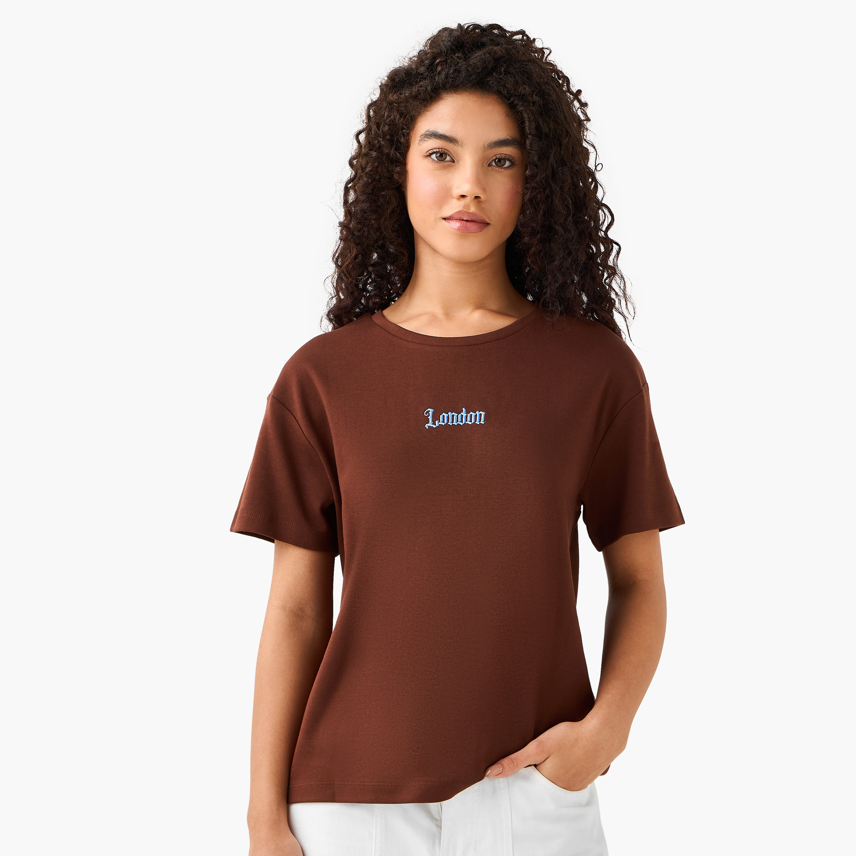 Lee Cooper Cotton T-shirt with Logo Print-PROMO_SP_OM_2FOR6_130625-image-3