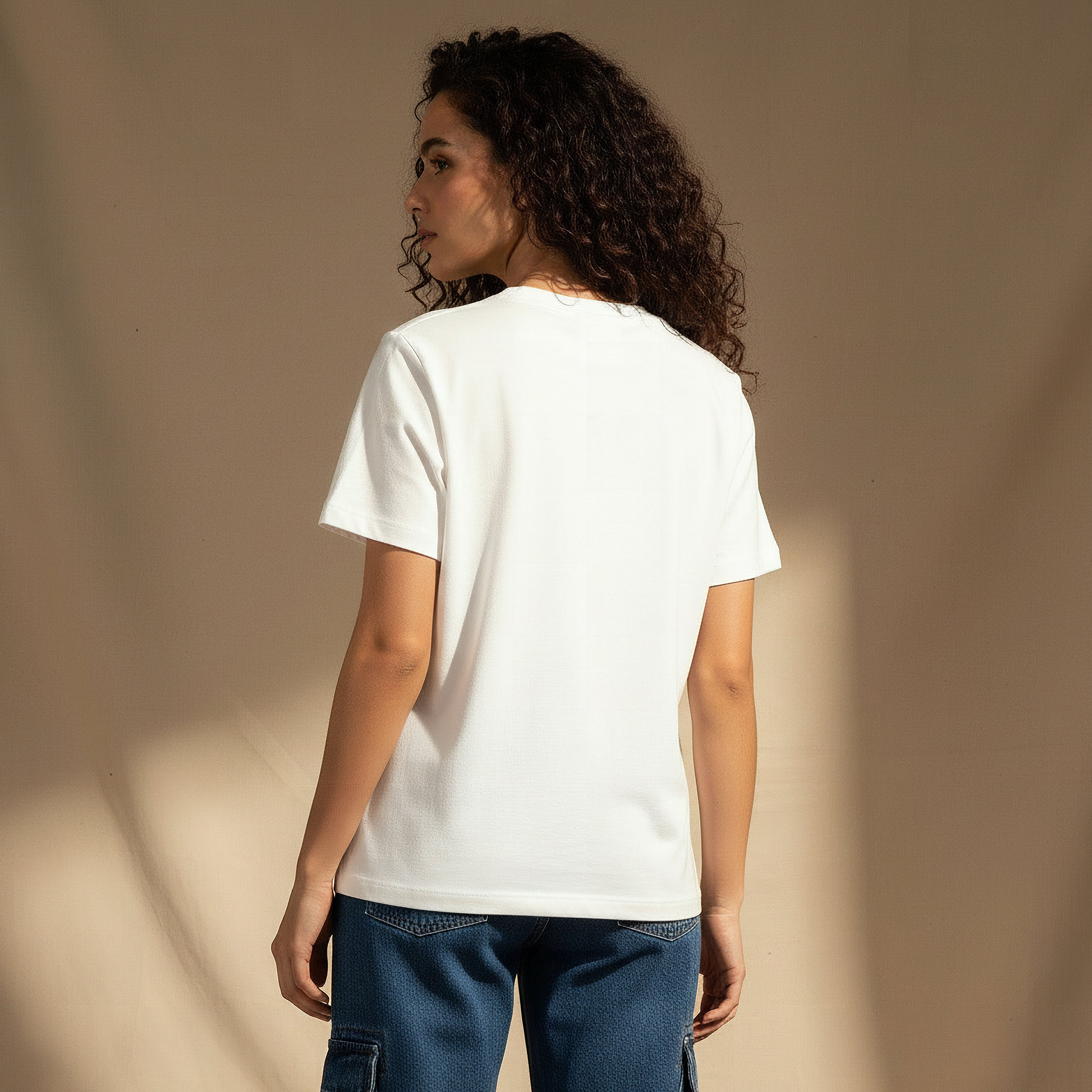Lee Cooper Cotton T-shirt with Embroidery-women-clothing-tshirts-image-4
