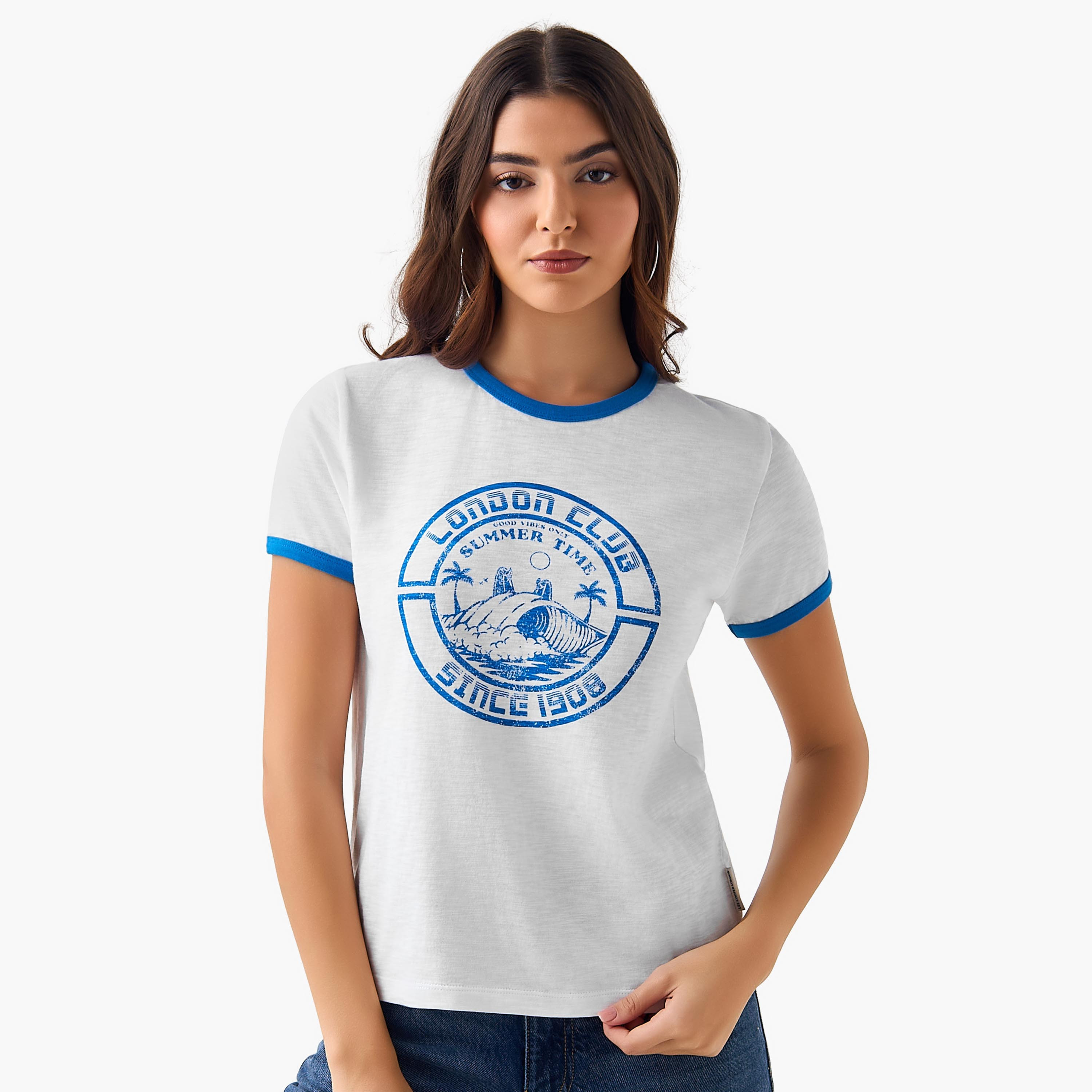 تيشيرت قطن بطبعات من لي كوبر-women-clothing-tshirts-image-2
