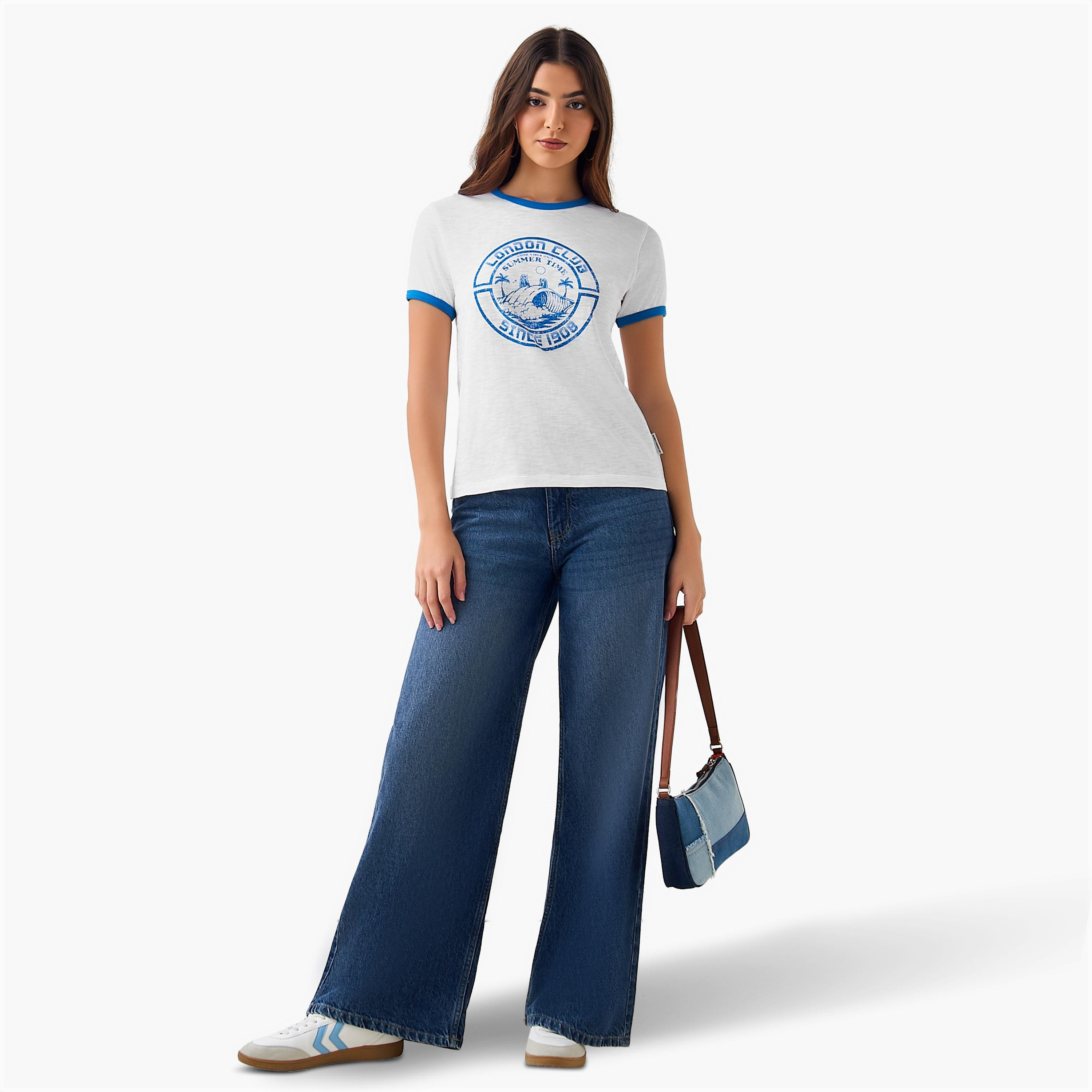 تيشيرت قطن بطبعات من لي كوبر-women-clothing-tshirts-image-6