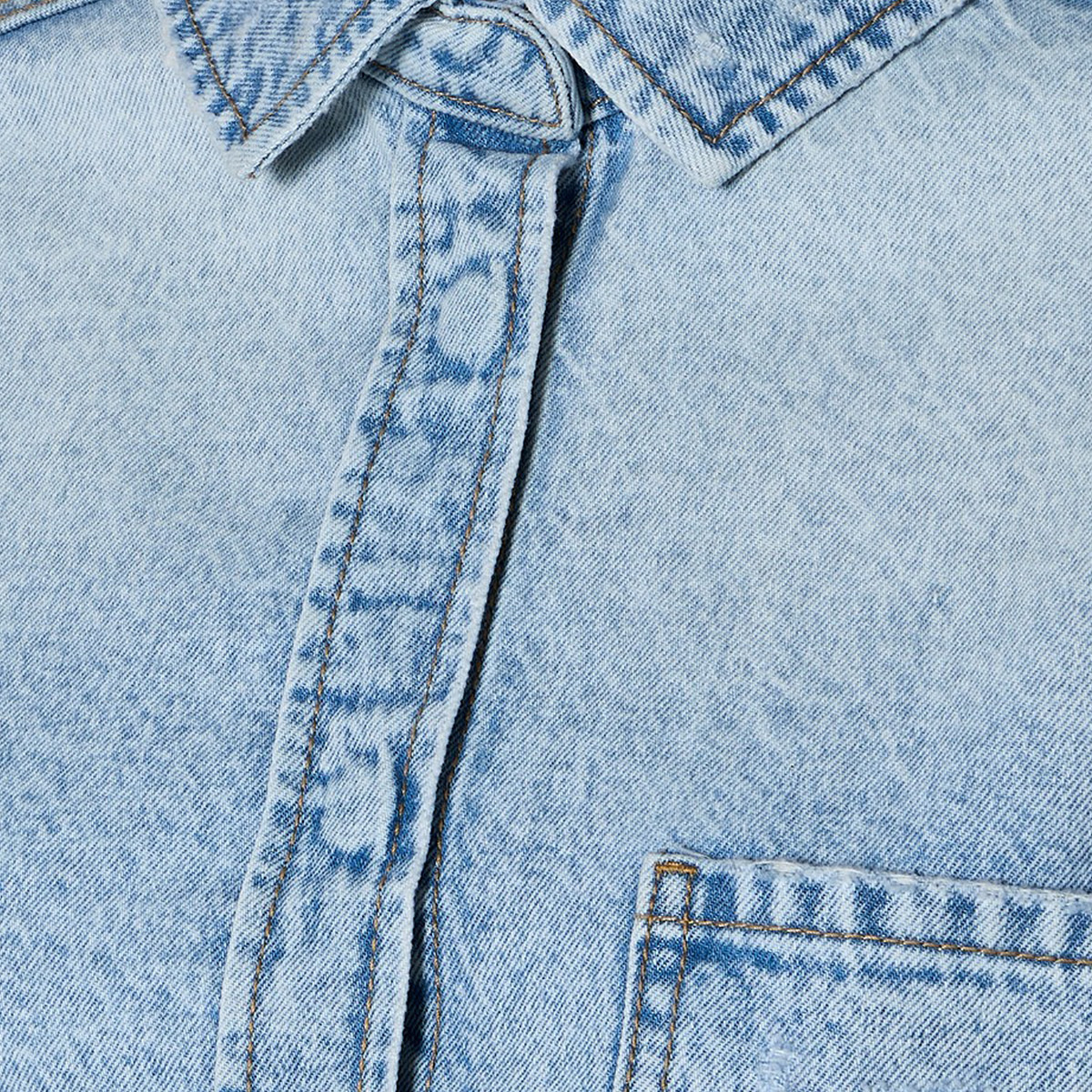 Cotton Cropped Jacket with Distressed Detail-women-winterwear-coatsandjackets-jackets-image-2