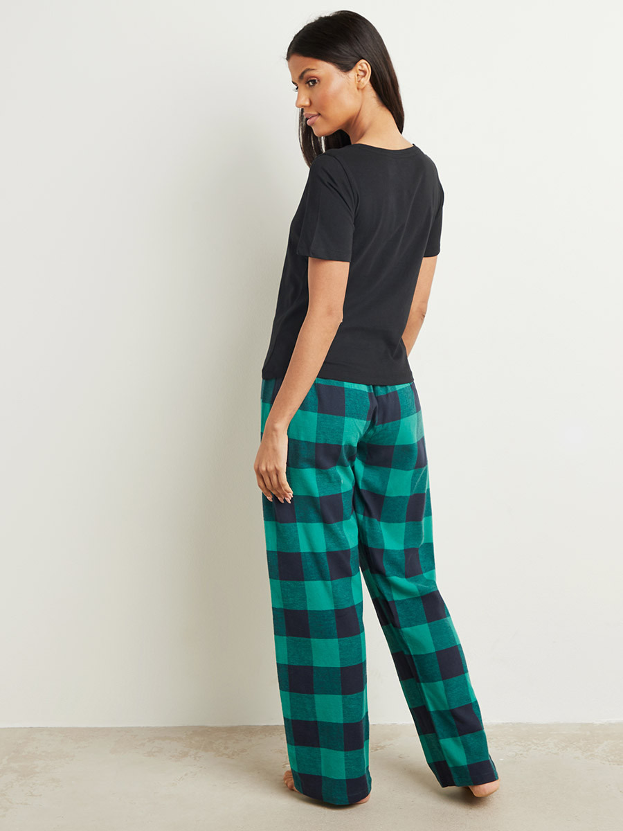 مجموعة من تيشيرت وبنطلون بيجاما من ستايلي-women-clothing-nightwear-pyjamas-longsets-image-6