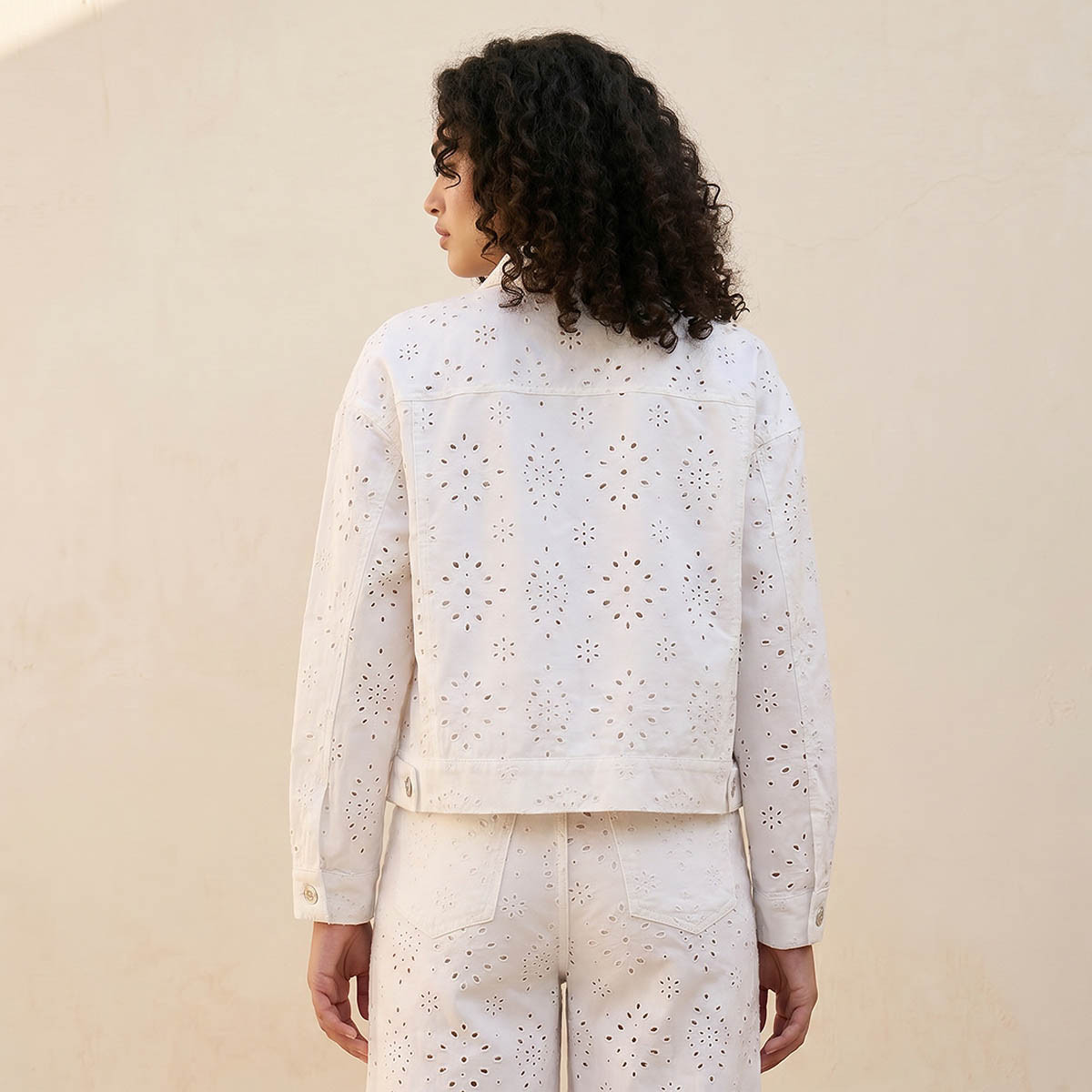 Lee Cooper Jacket with Schiffli Embroidery-women-winterwear-coatsandjackets-jackets-image-4