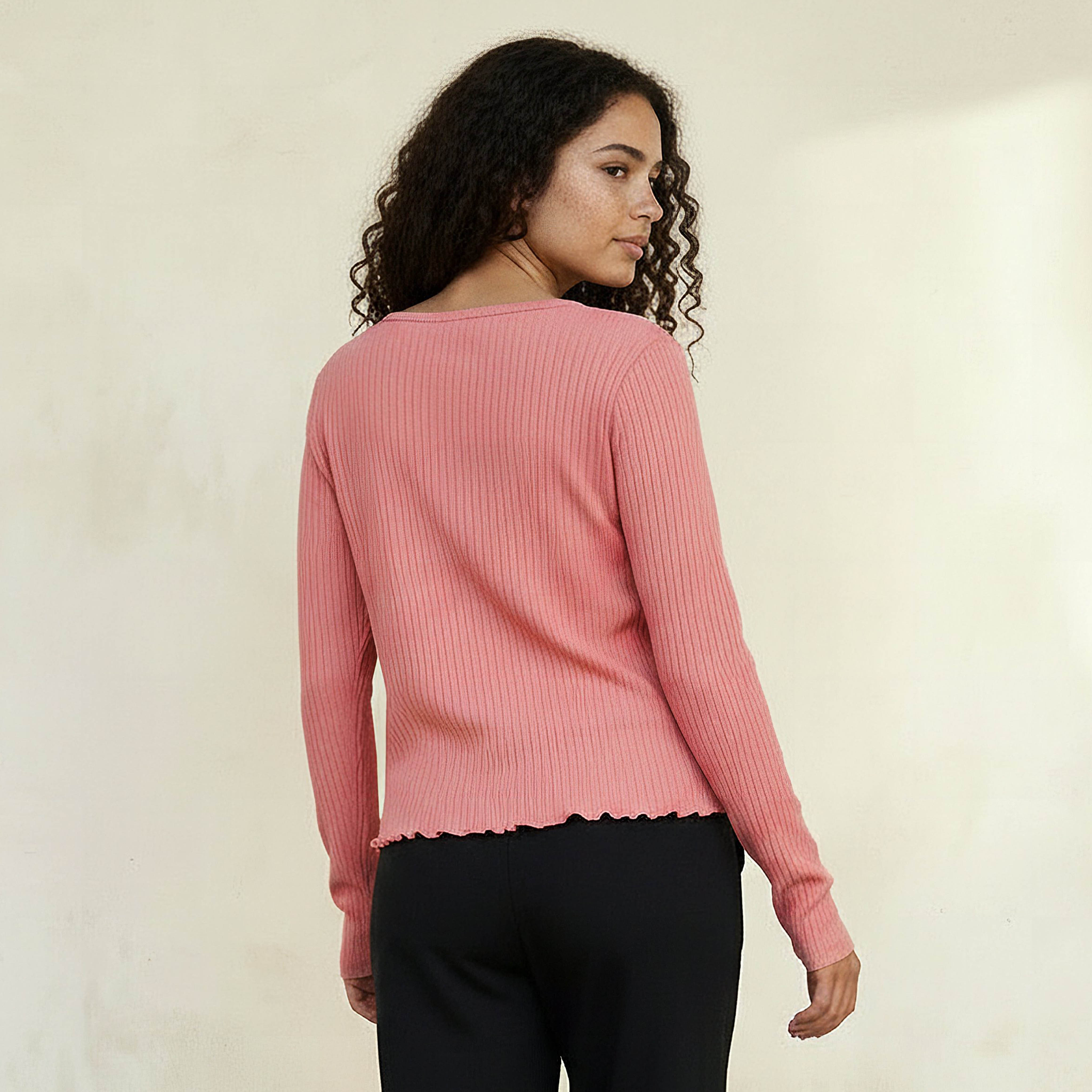 Lee Cooper Cotton Top with Button Front-women-clothing-tshirts-image-4