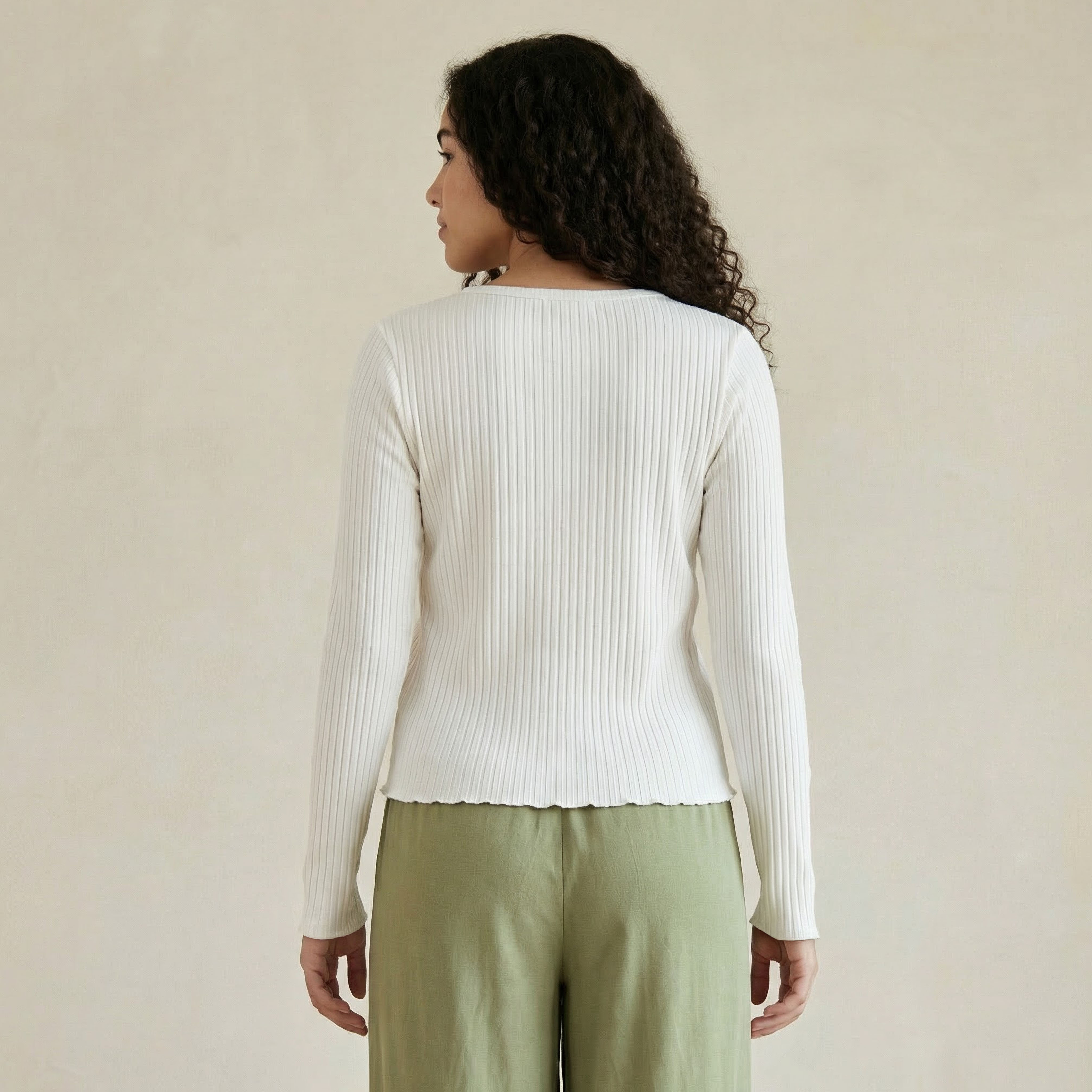 Lee Cooper Cotton Top with Button Front-women-clothing-tshirts-image-4