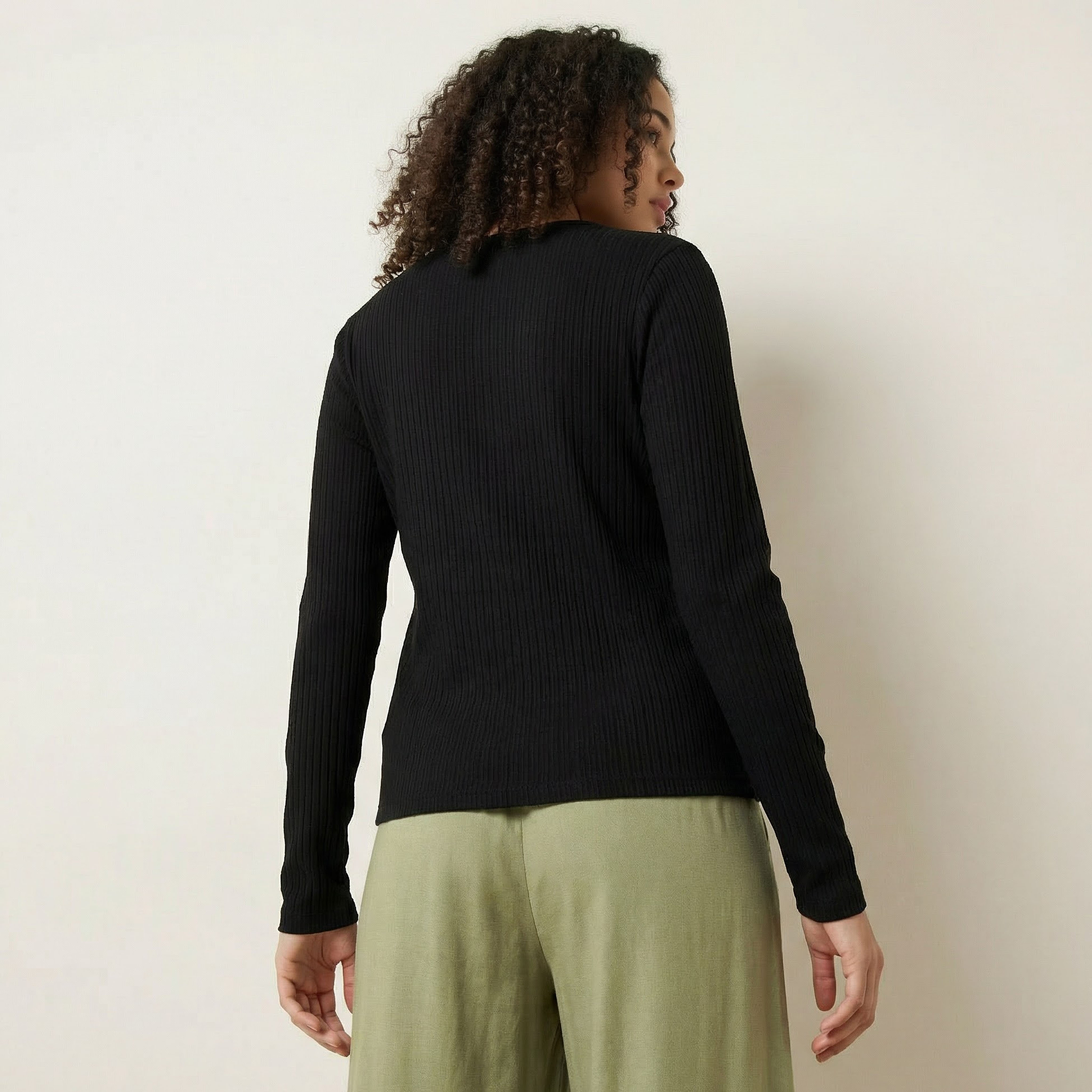 Lee Cooper Cotton Top with Button Front-women-clothing-tshirts-image-4
