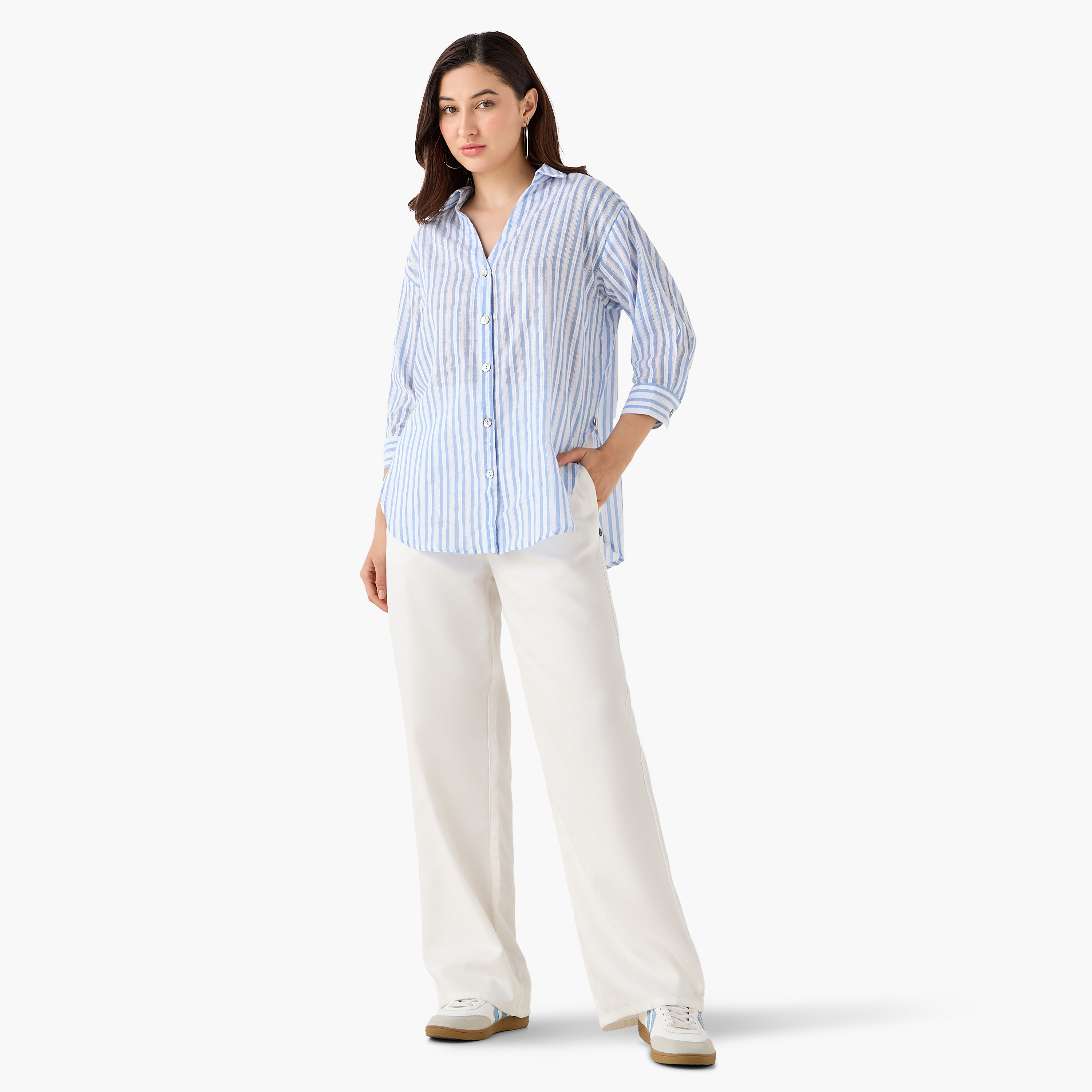 Lee Cooper Shirt with Stripes-women-clothing-shirtsandblouses-shirts-image-3