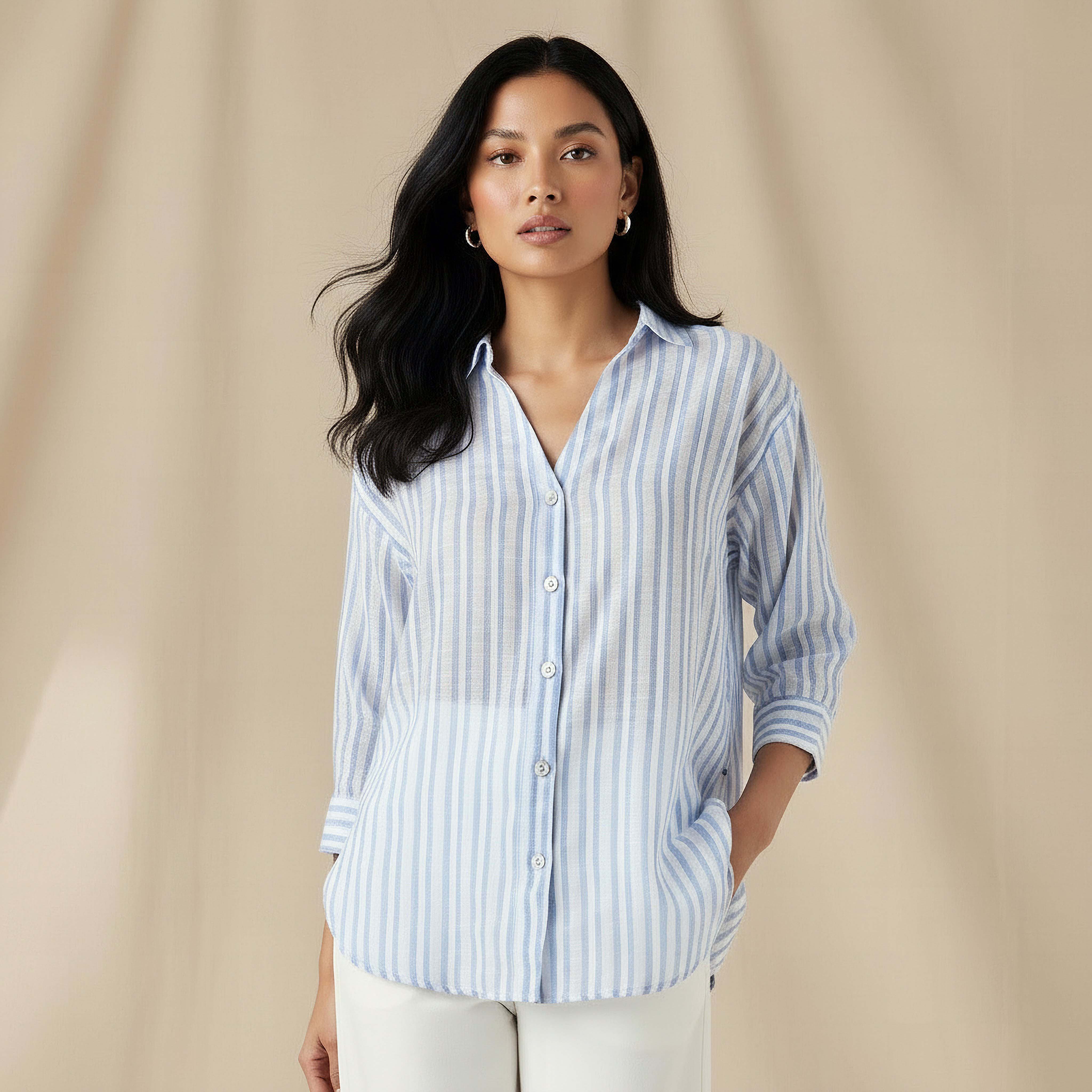 Lee Cooper Shirt with Stripes-women-clothing-shirtsandblouses-shirts-image-1