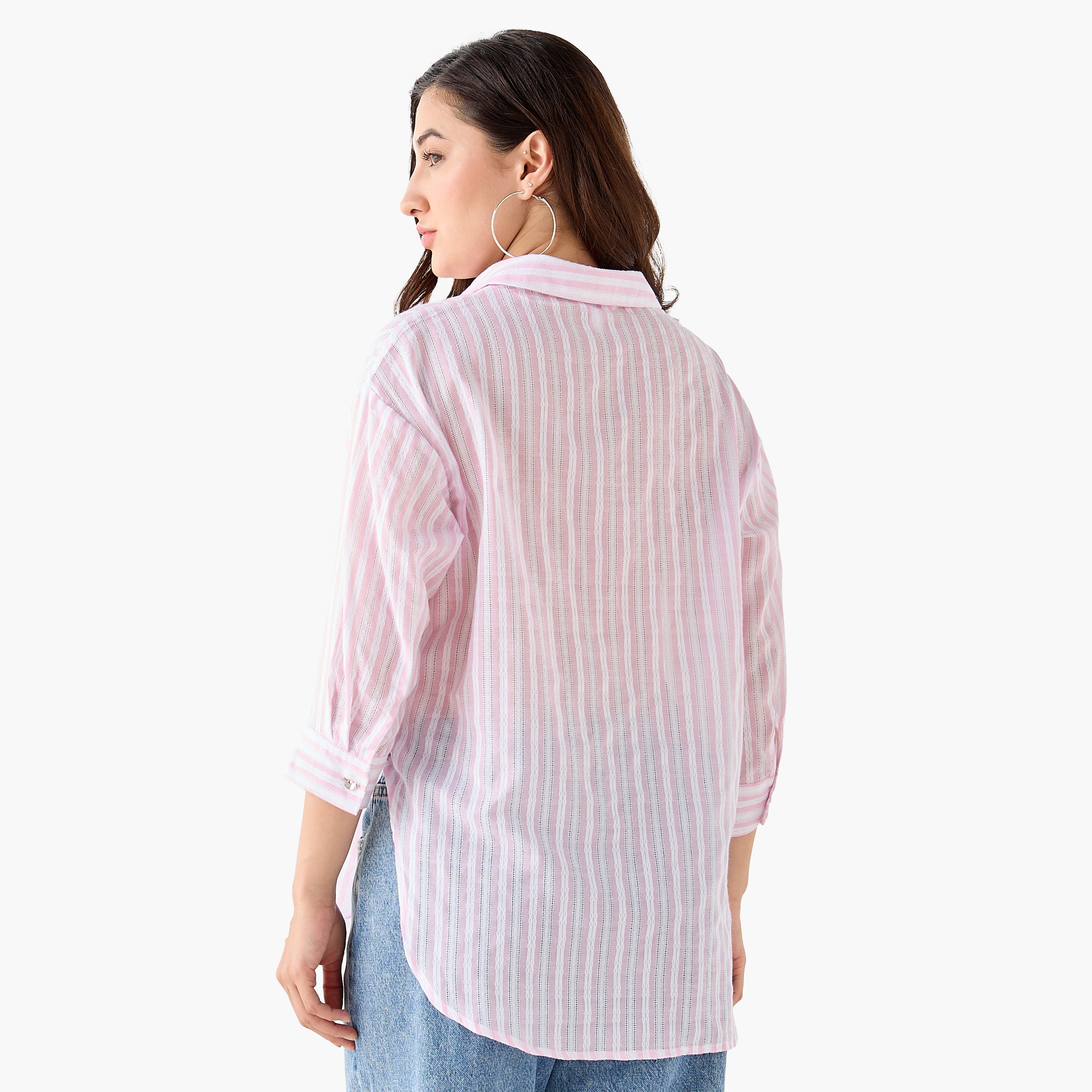 قميص مخطط من لي كوبر-women-clothing-shirtsandblouses-shirts-image-4