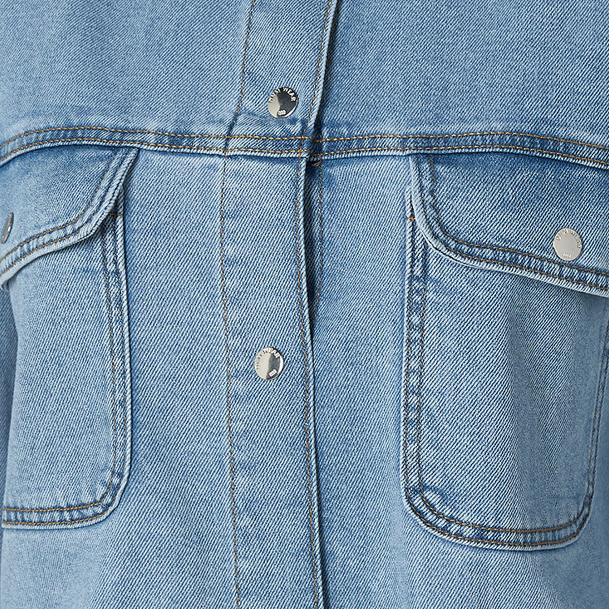قميص دينم بجيوب من سبلاش دينم-women-clothing-shirtsandblouses-shirts-image-2