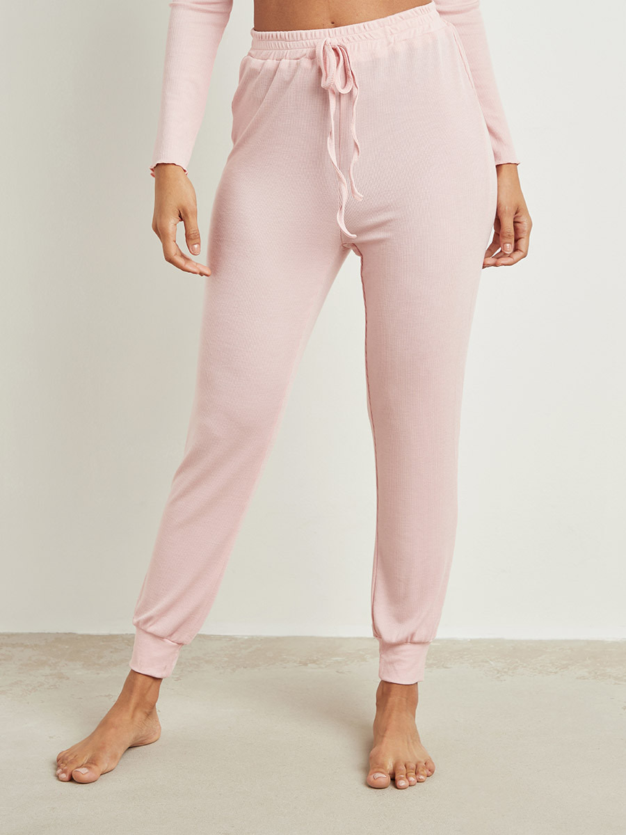 طقم من بلوزة قصيرة وبنطلون رياضي من ستايلي-women-clothing-nightwear-pyjamas-bottoms-image-4