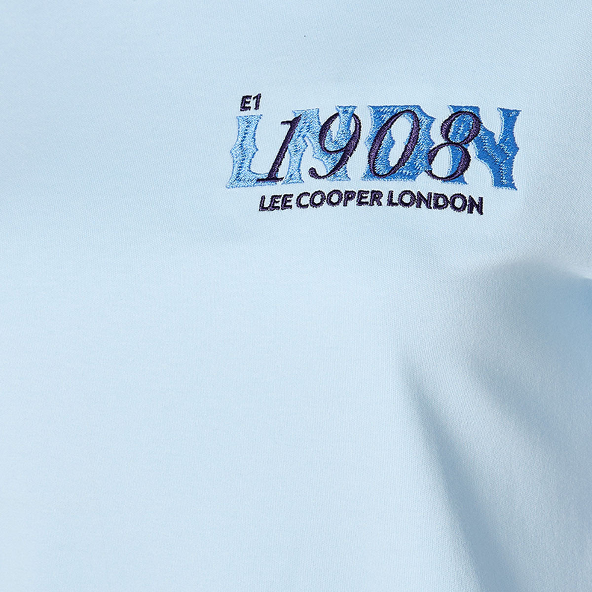 Lee Cooper Relaxed Fit Cotton T-shirt with Logo Print-women-clothing-tshirts-image-2