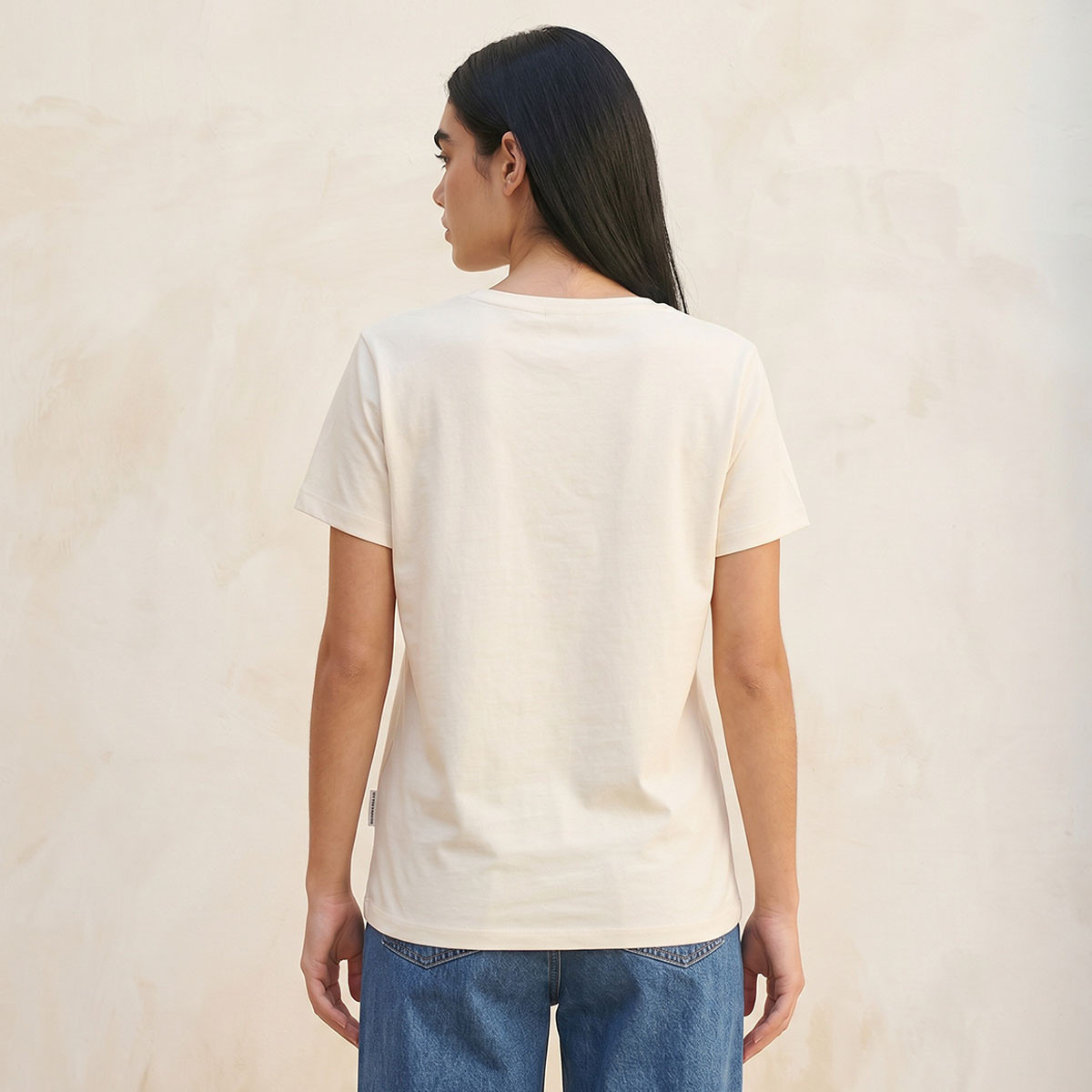 Lee Cooper Relaxed Fit Cotton T-shirt with Logo Print-women-clothing-tshirts-image-4