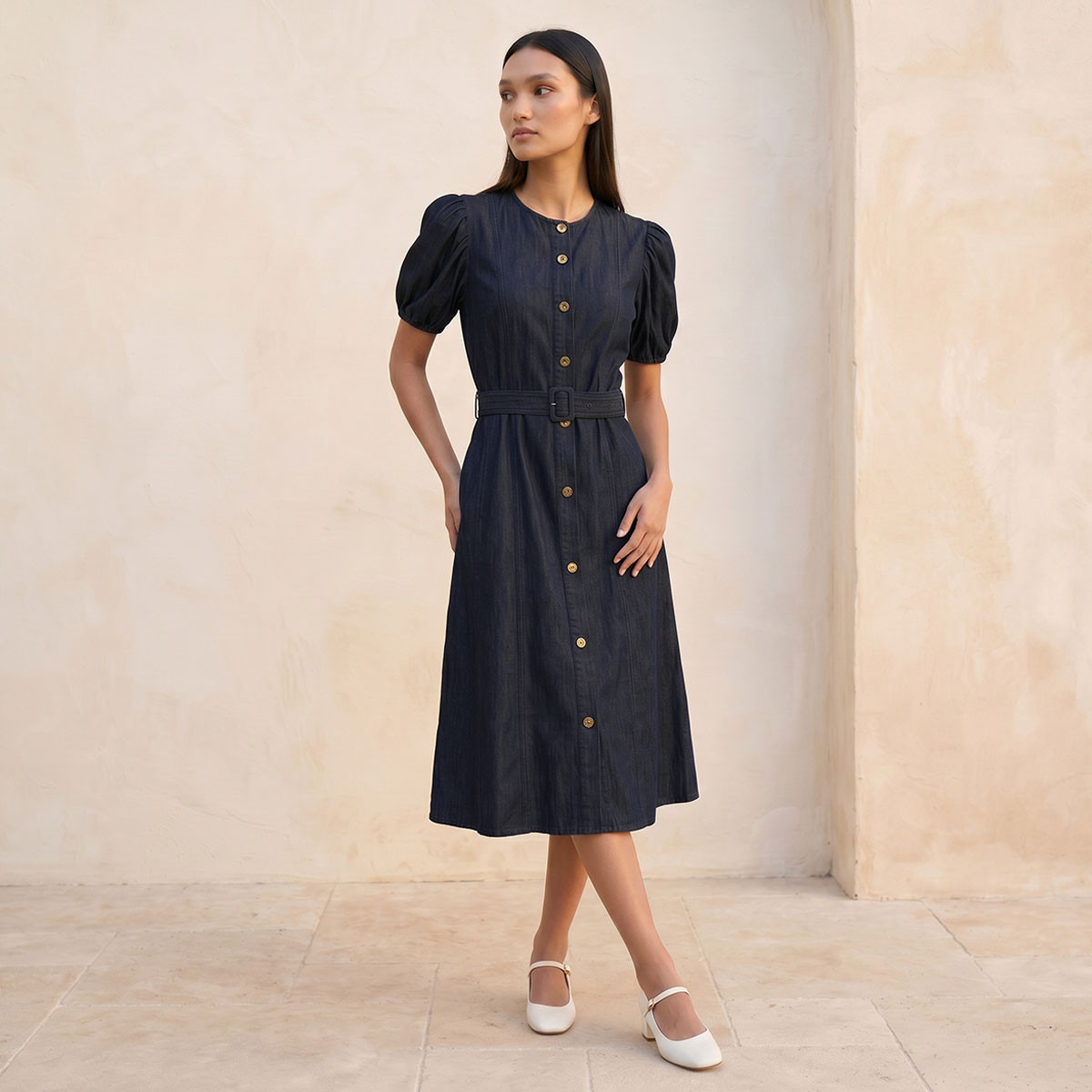 Lee Cooper Dress with Belt-women-clothing-dresses-image-1