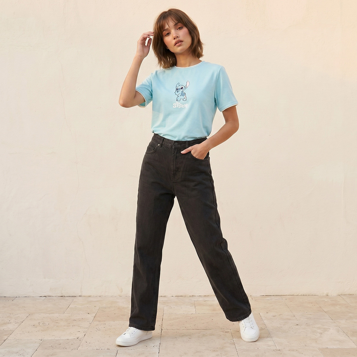 Lee Cooper Straight Fit Cotton Jeans-women-clothing-bottoms-jeans-image-3