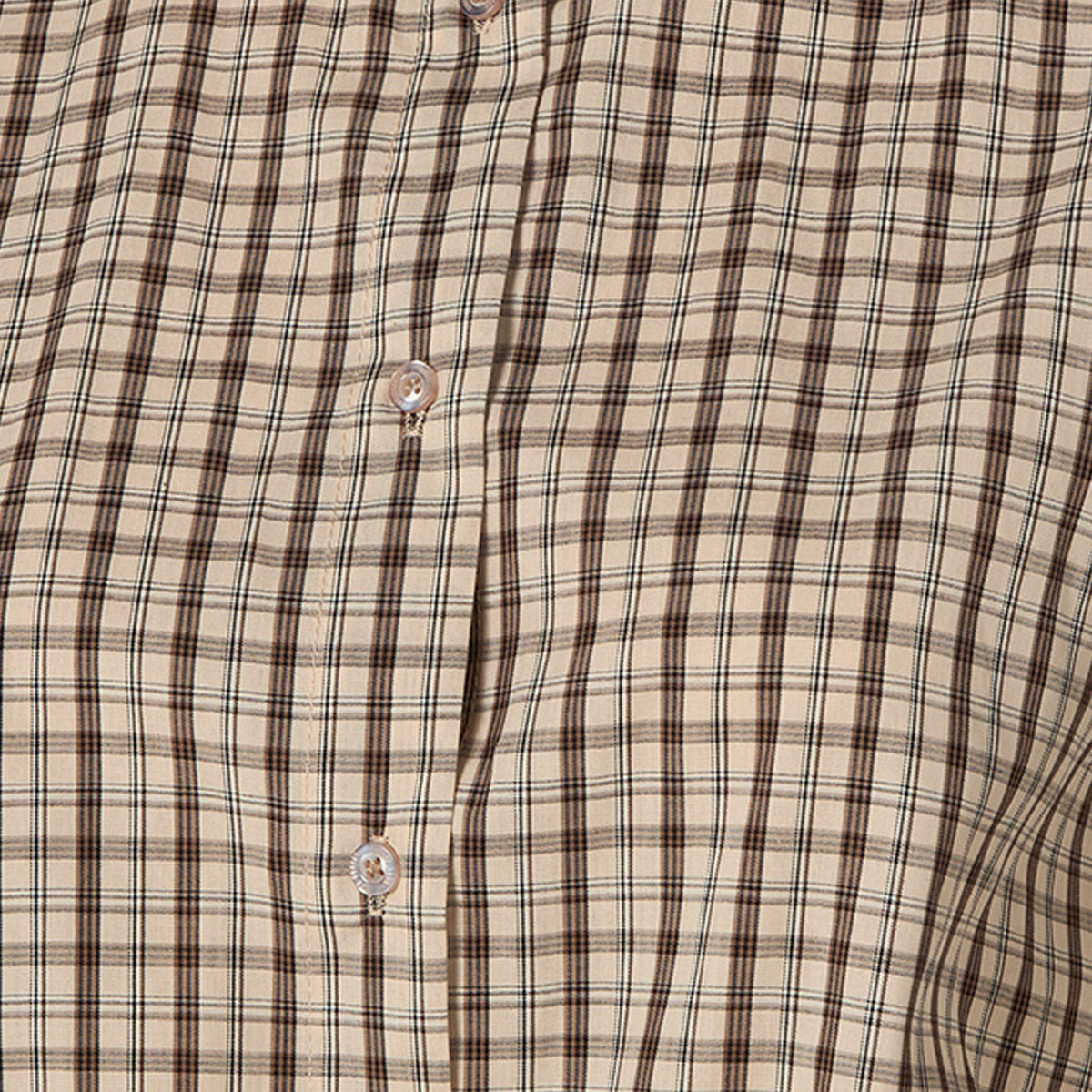 Lee Cooper Cotton Checked Shirt with Funnel Neck-women-clothing-shirtsandblouses-shirts-image-2