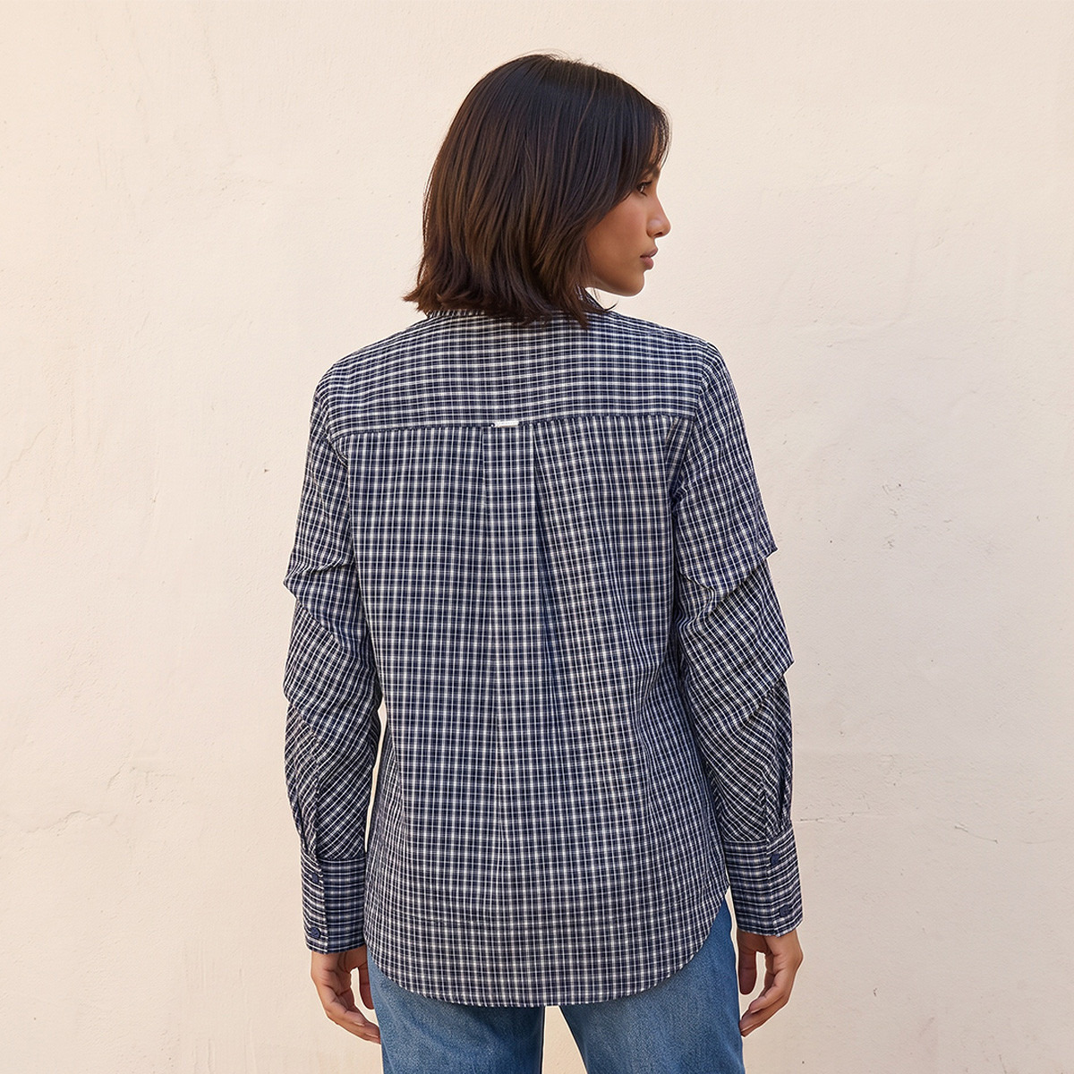 Lee Cooper Shirt with Tie-Ups-women-clothing-shirtsandblouses-shirts-image-3