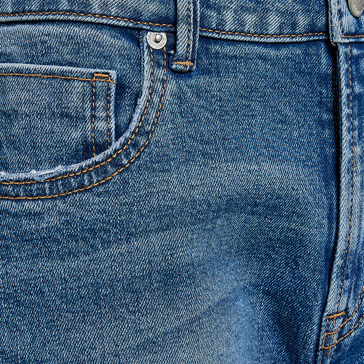 بنطلون جينز قطن بقصة سليم وزر إغلاق من لي كوبر-women-clothing-bottoms-jeans-image-5