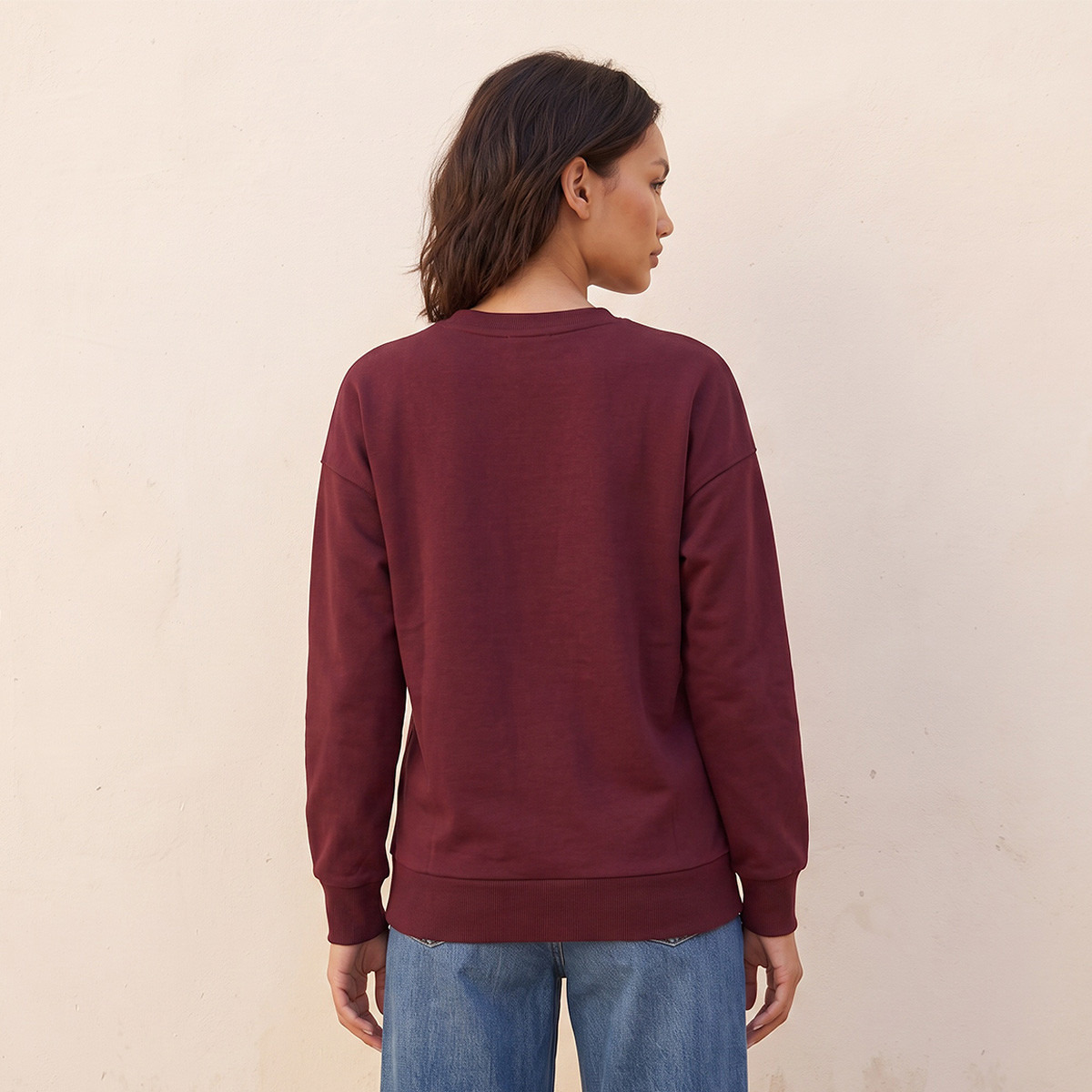 سويت شيرت بطبعة شعار من لي كوبر-women-clothing-hoodiesandsweatshirts-sweatshirts-image-3