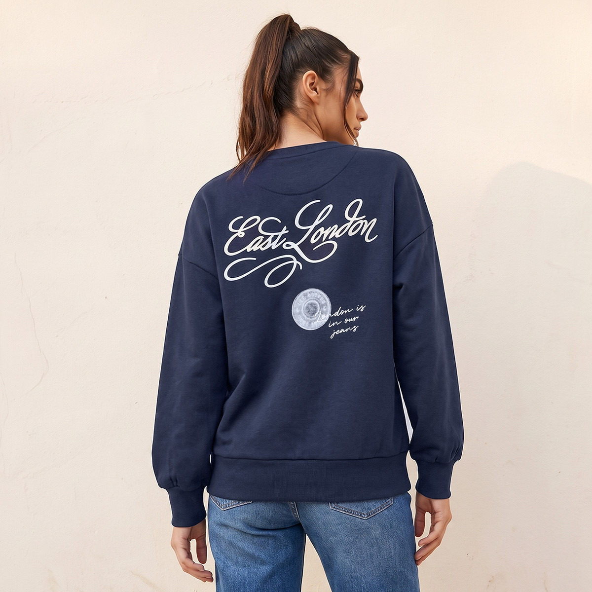 سويت شيرت بطبعات من لي كوبر-women-clothing-hoodiesandsweatshirts-sweatshirts-image-1
