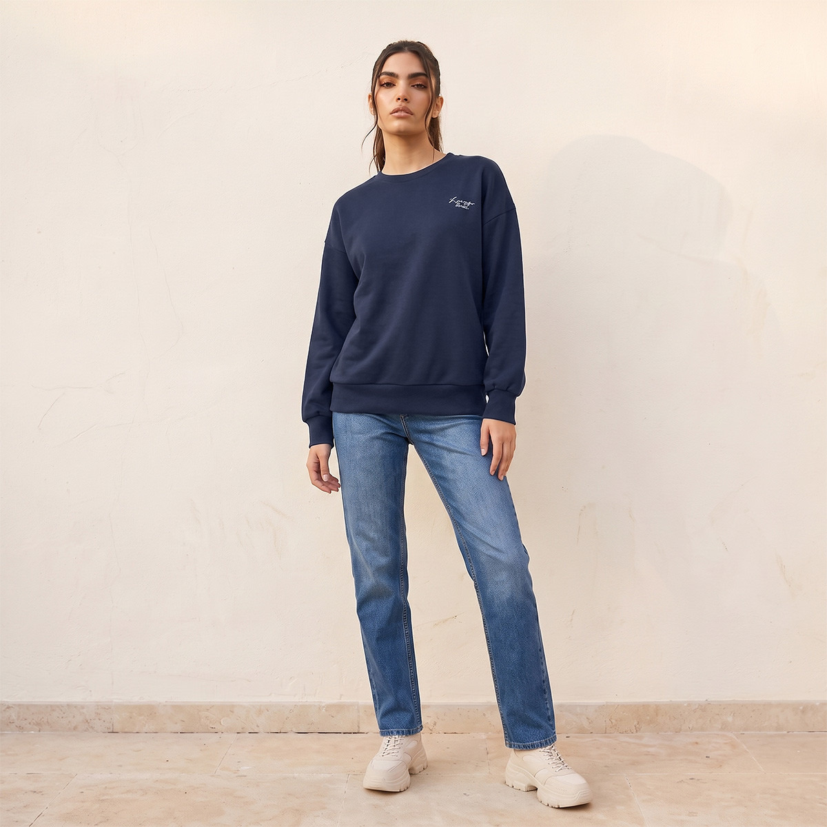 سويت شيرت بطبعات من لي كوبر-women-clothing-hoodiesandsweatshirts-sweatshirts-image-2