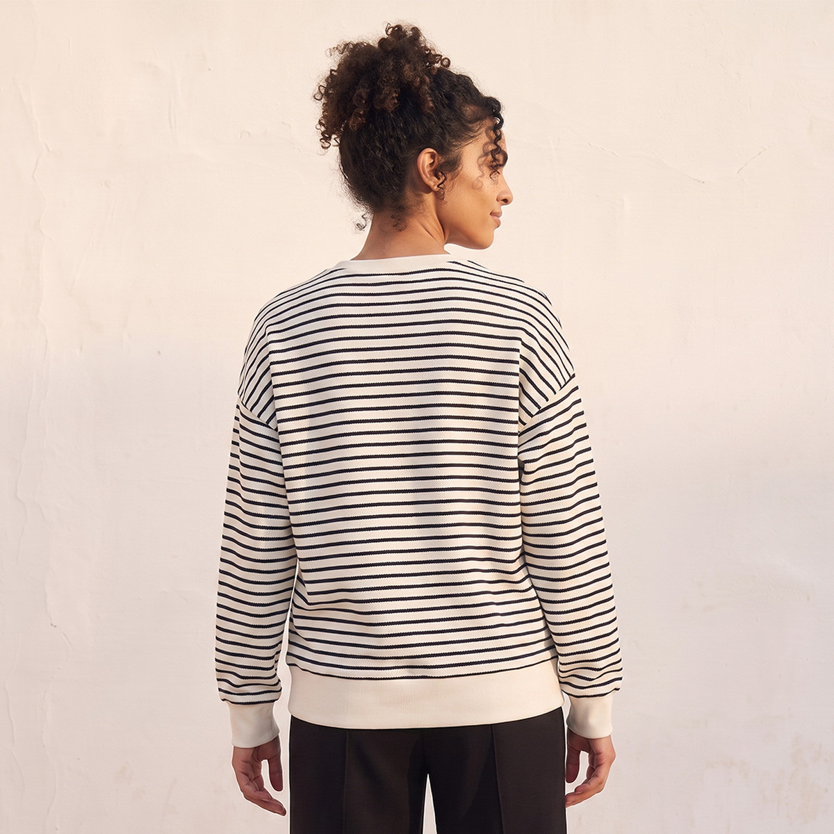 سويت شيرت مخطط من لي كوبر-women-clothing-hoodiesandsweatshirts-sweatshirts-image-3