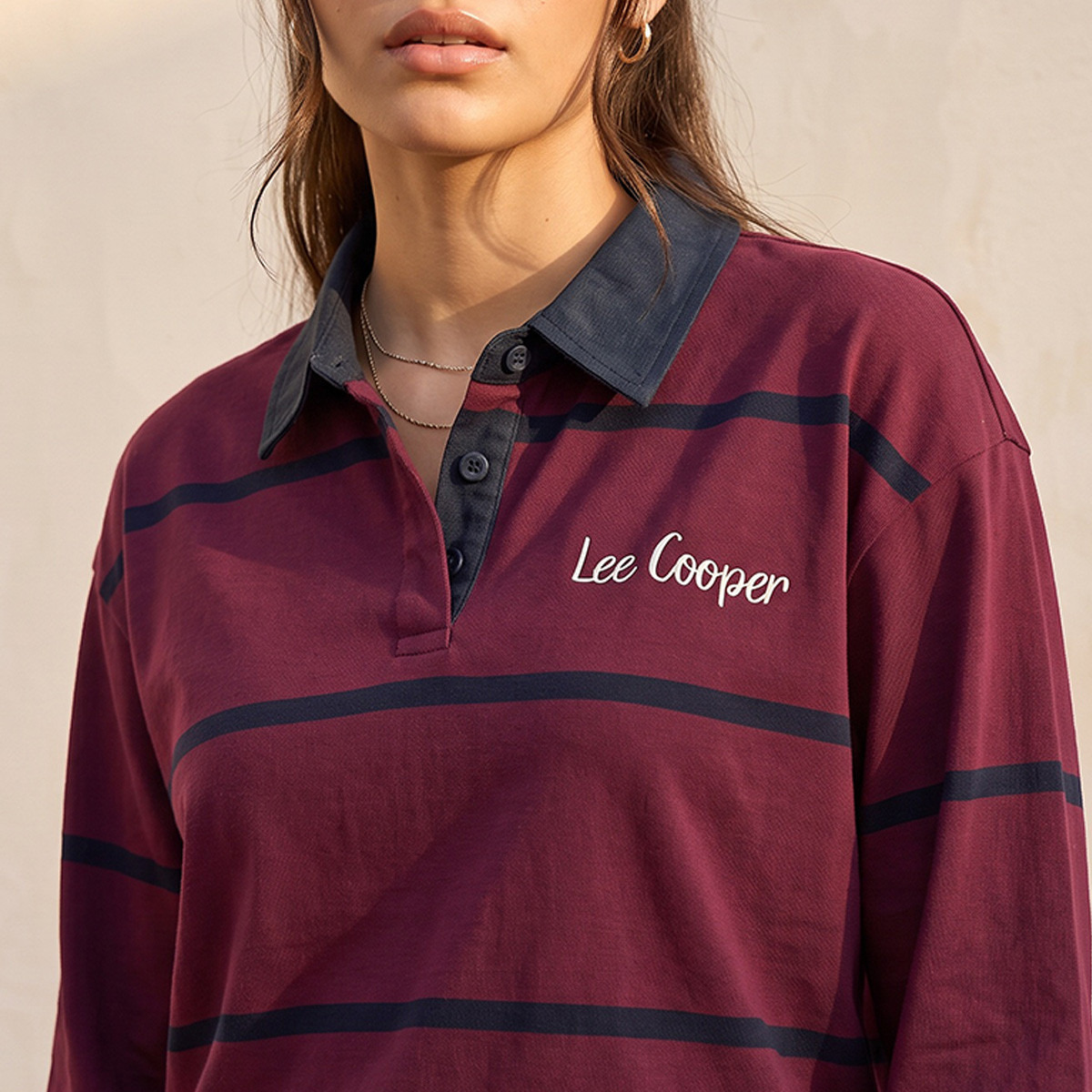 تيشيرت بولو مخطط من لي كوبر-women-clothing-tshirts-image-6