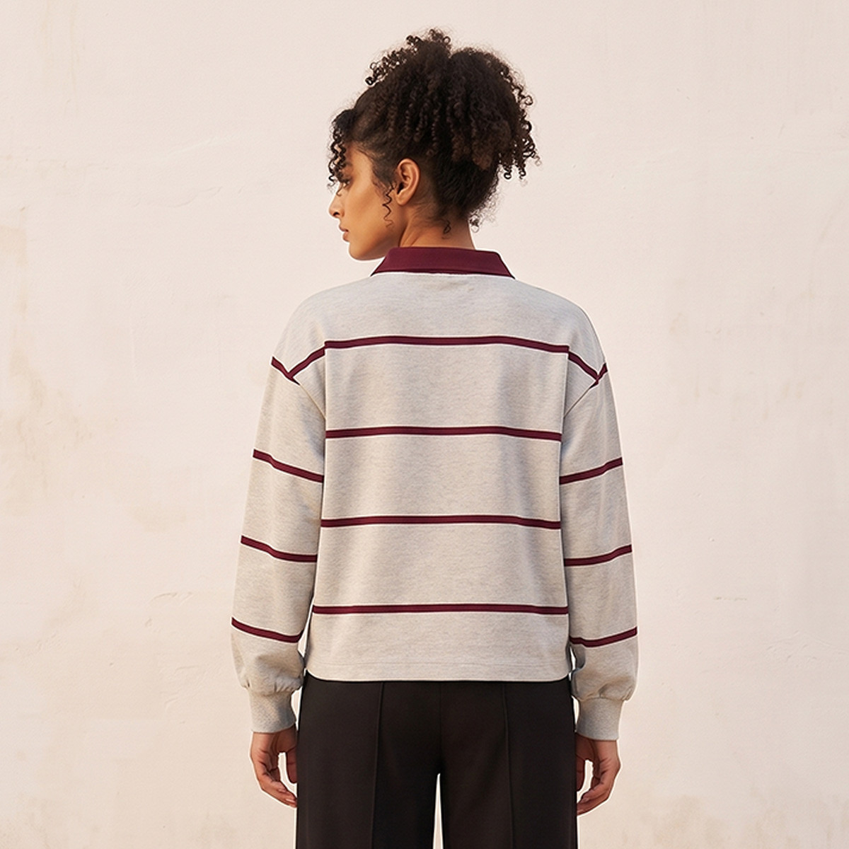 Lee Cooper Polo T-shirt with Stripes-women-clothing-tshirts-image-3