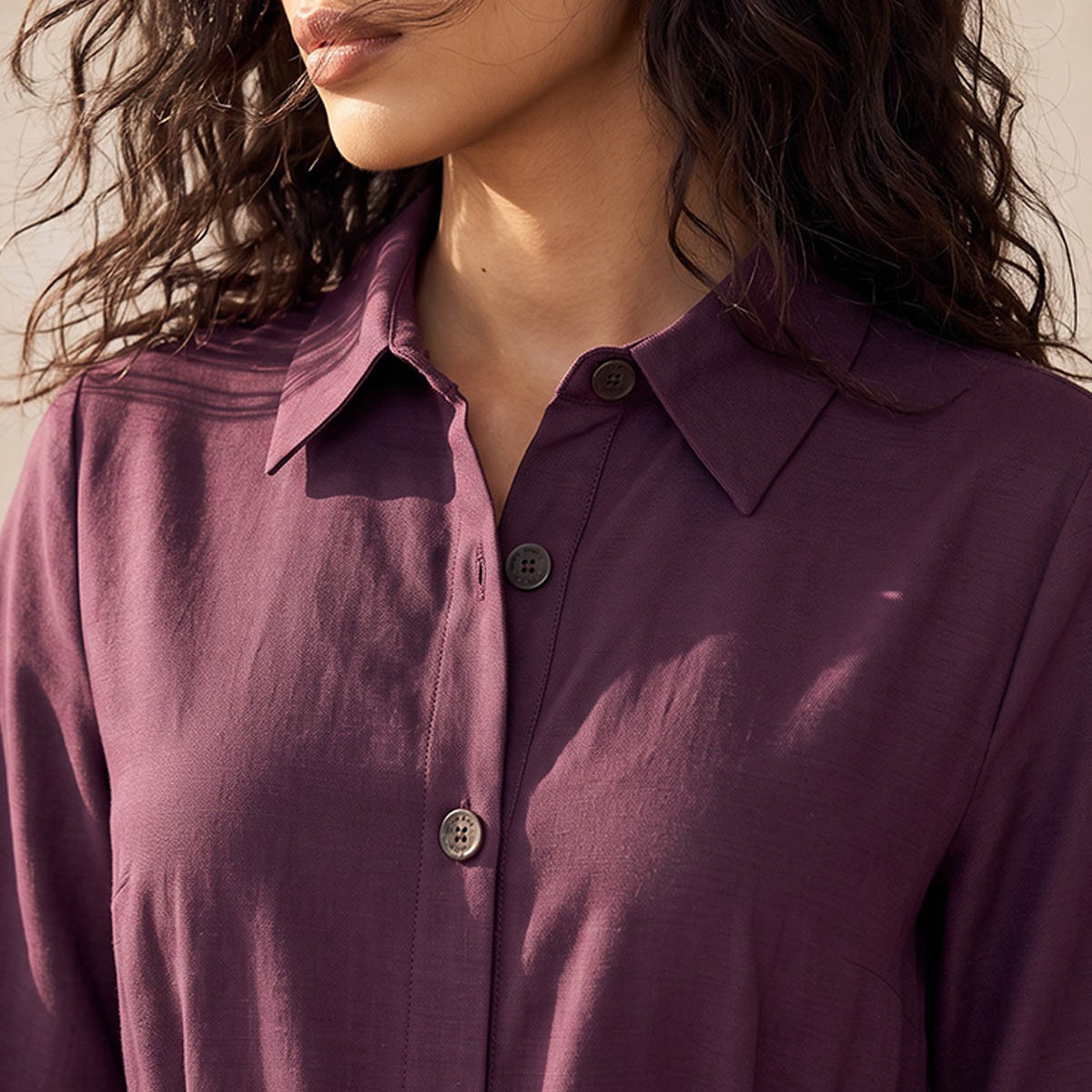 Lee Cooper Maxi Cotton Shirt Dress with Belt-women-clothing-dresses-image-5