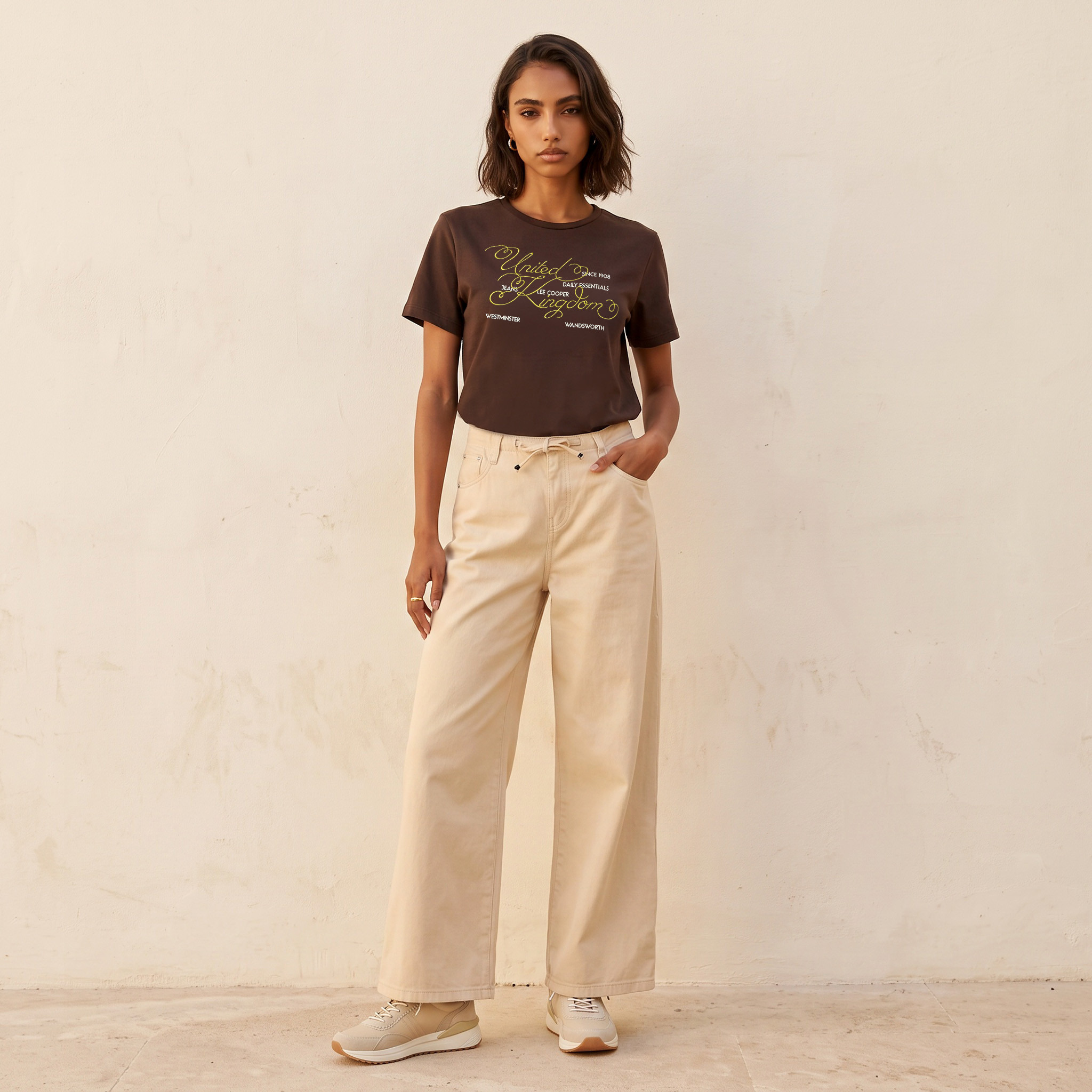 Lee Cooper Relaxed Fit Cotton T-shirt-women-clothing-tshirts-image-2