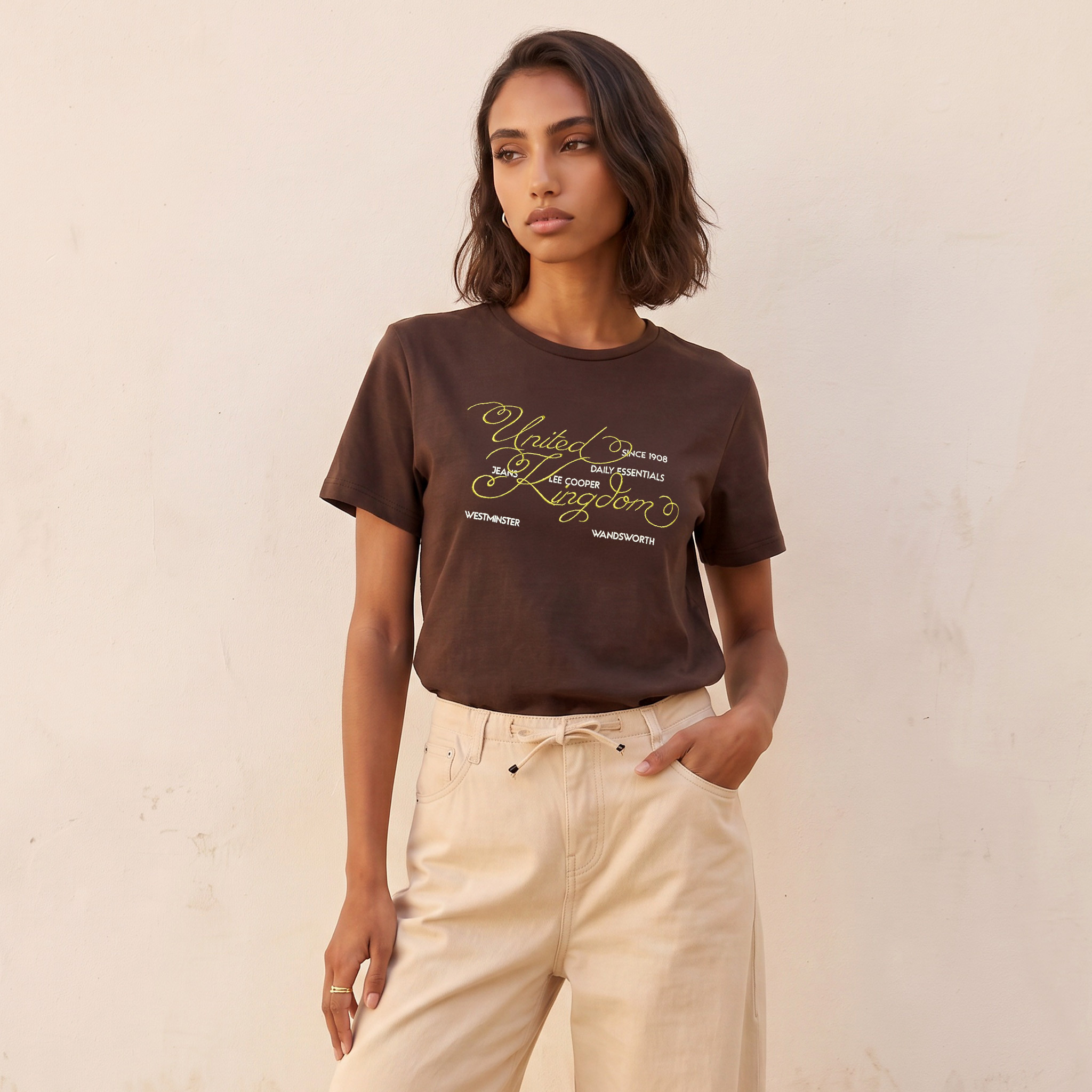 Lee Cooper Relaxed Fit Cotton T-shirt-women-clothing-tshirts-image-4