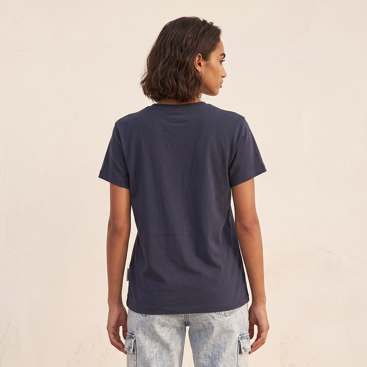 تيشيرت قطن بقصة مريحة من لي كوبر-women-clothing-tshirts-image-3