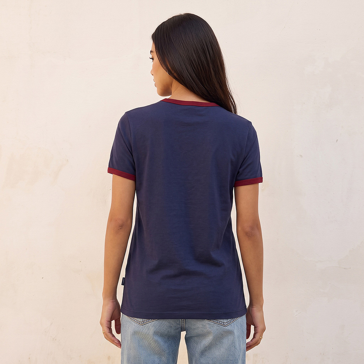 Lee Cooper Relaxed Fit Cotton Logo T-shirt-women-clothing-tshirts-image-3