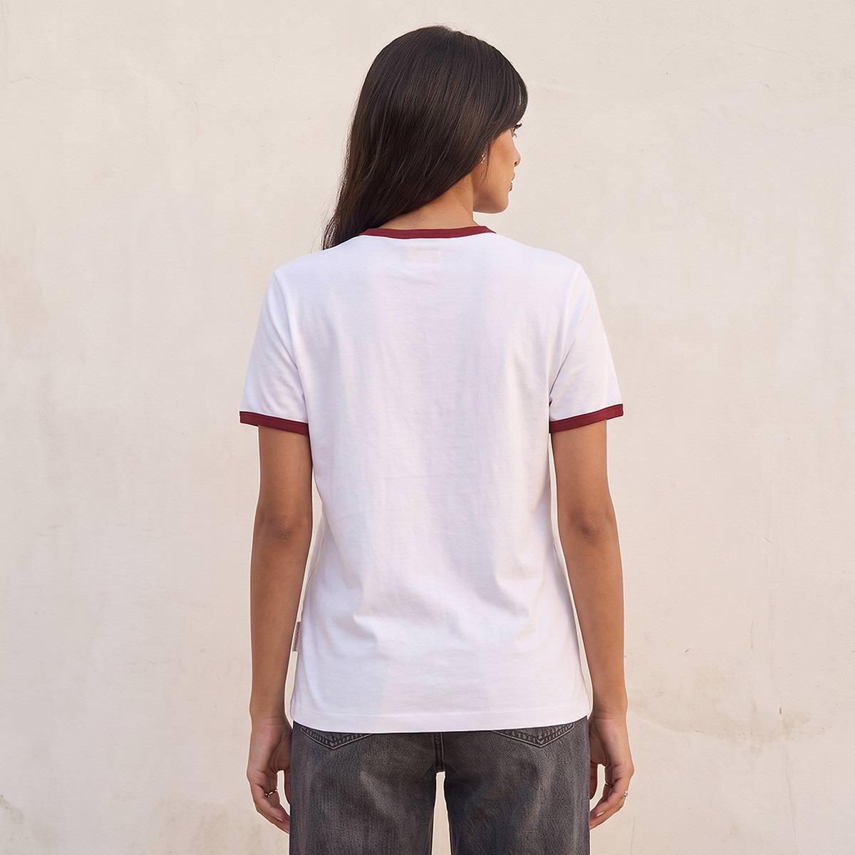 Lee Cooper Relaxed Fit Cotton Logo T-shirt-women-clothing-tshirts-image-3