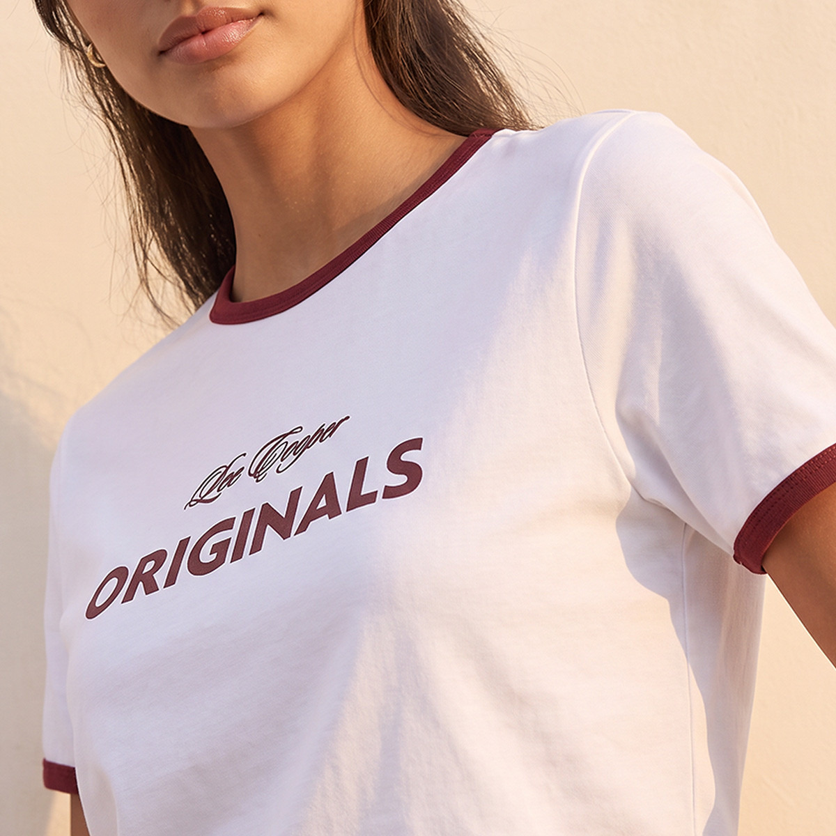 Lee Cooper Relaxed Fit Cotton Logo T-shirt-women-clothing-tshirts-image-4