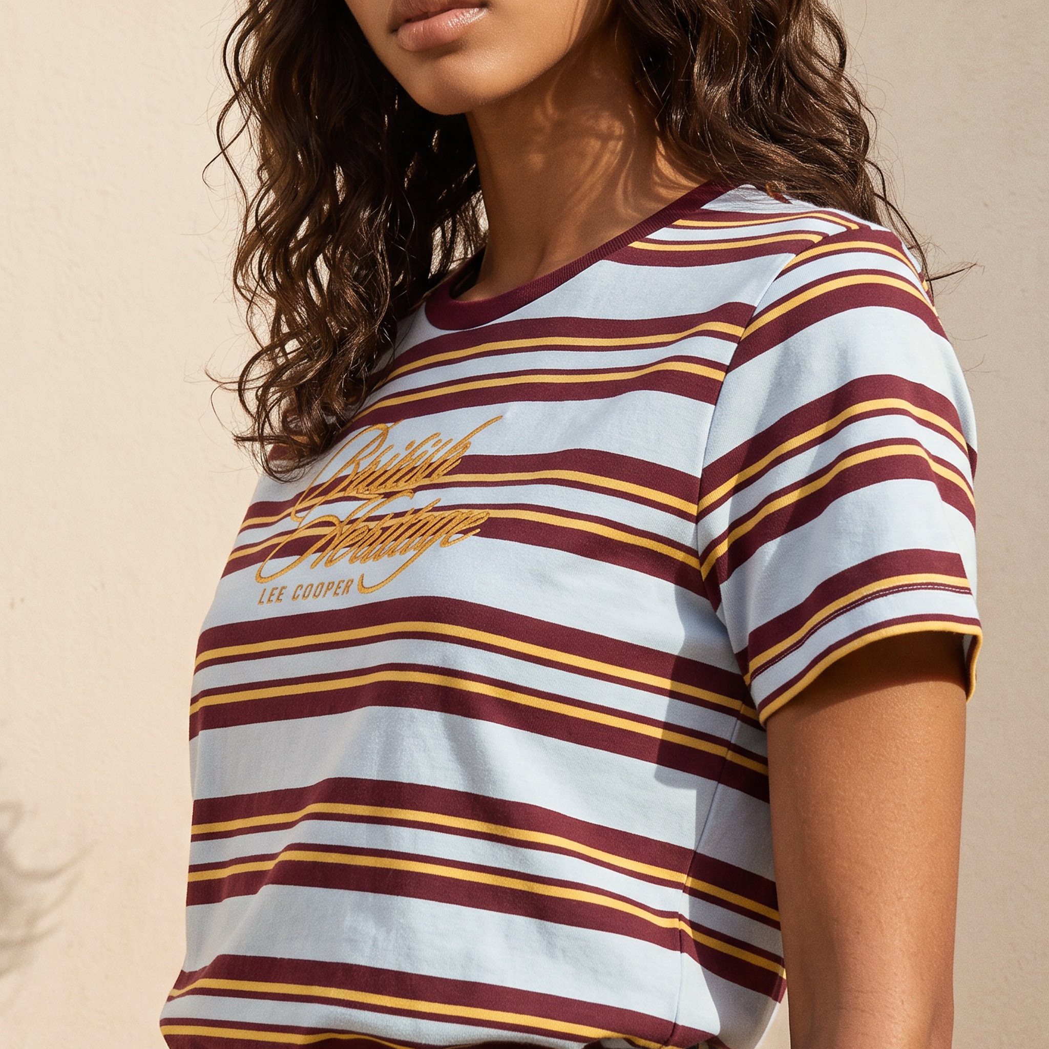 Lee Cooper Relaxed Fit Cotton Logo T-shirt-women-clothing-tshirts-image-5