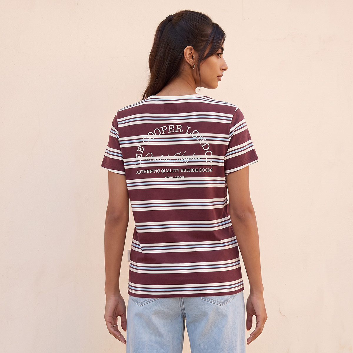 Lee Cooper Relaxed Fit Cotton Embroidered T-shirt-women-clothing-tshirts-image-3