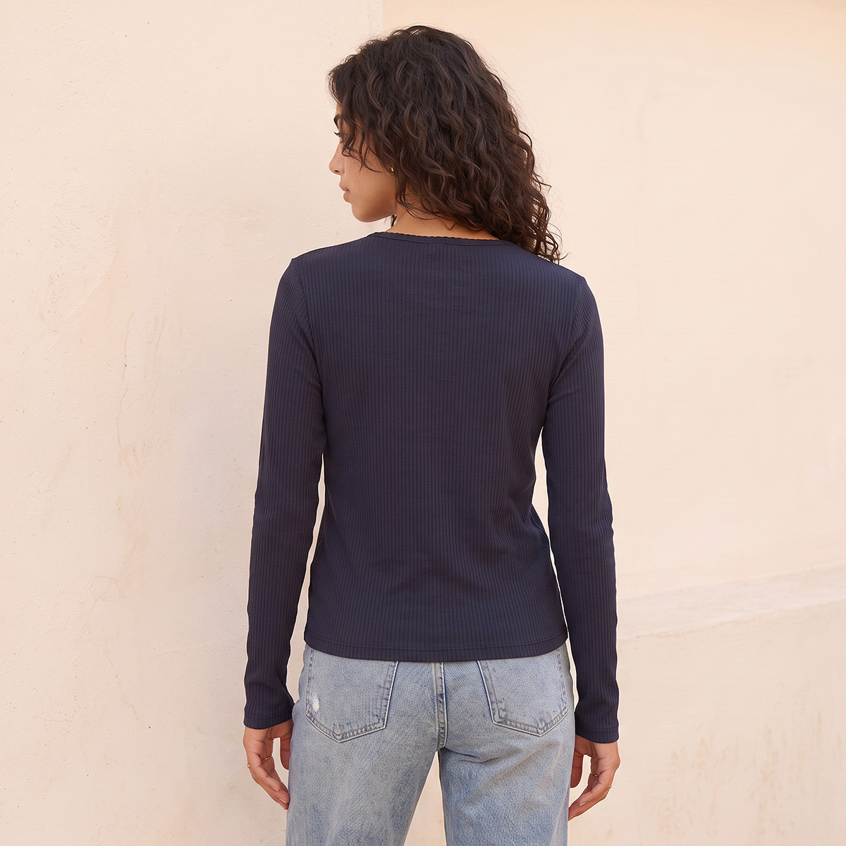 Lee Cooper Ribbed Cardigan with Scallop Trim-women-clothing-cardigansandjumpers-cardigans-image-4