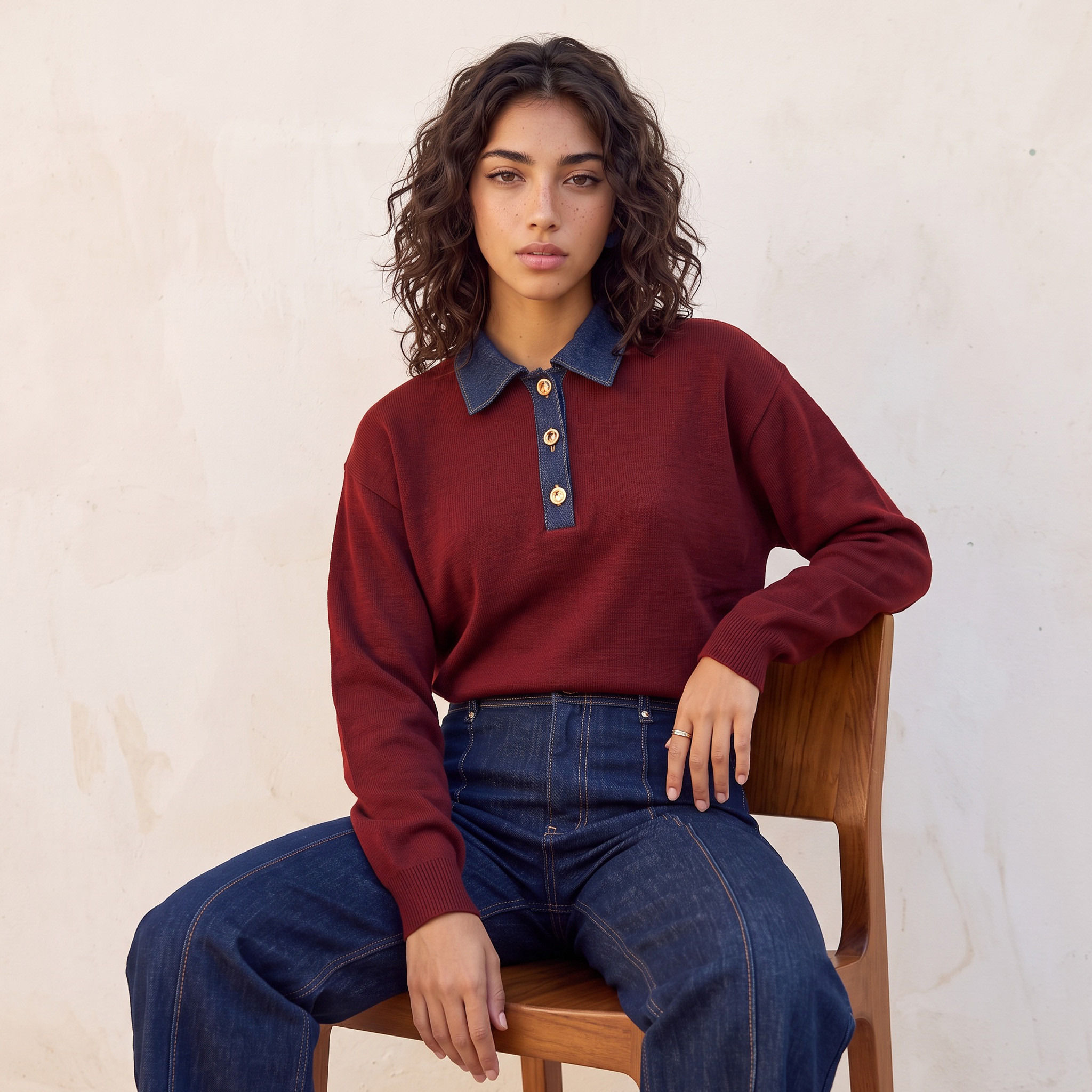 Lee Cooper Button Placket Polo T-shirt-women-clothing-tshirts-image-5