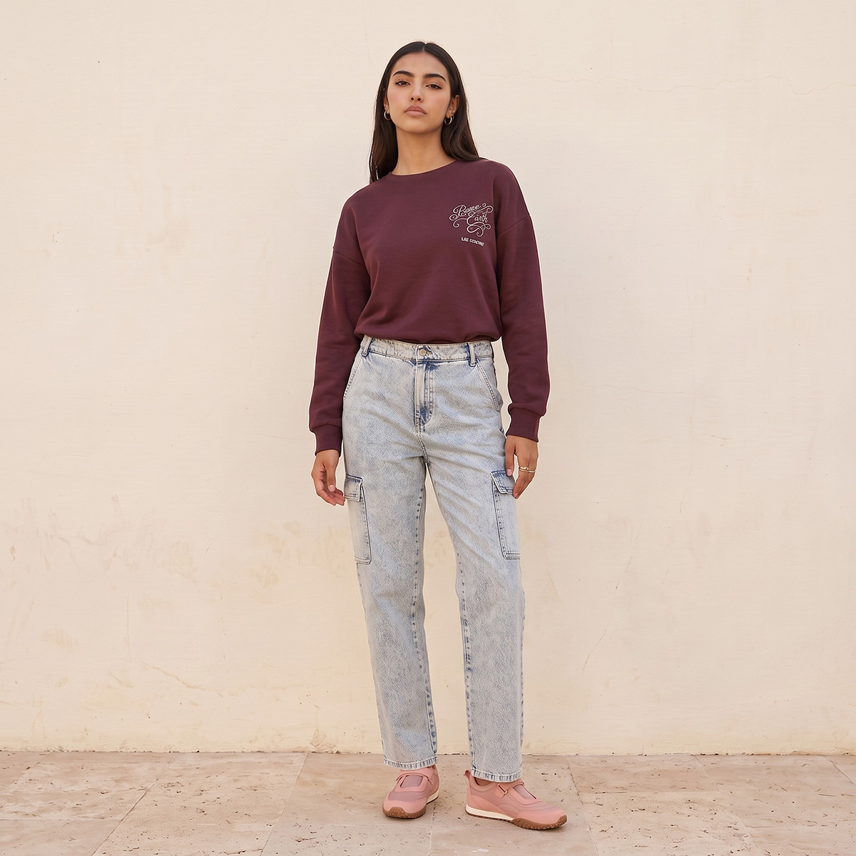 Lee Cooper Oversized Sweatshirt with Embroidery-women-clothing-hoodiesandsweatshirts-sweatshirts-image-3