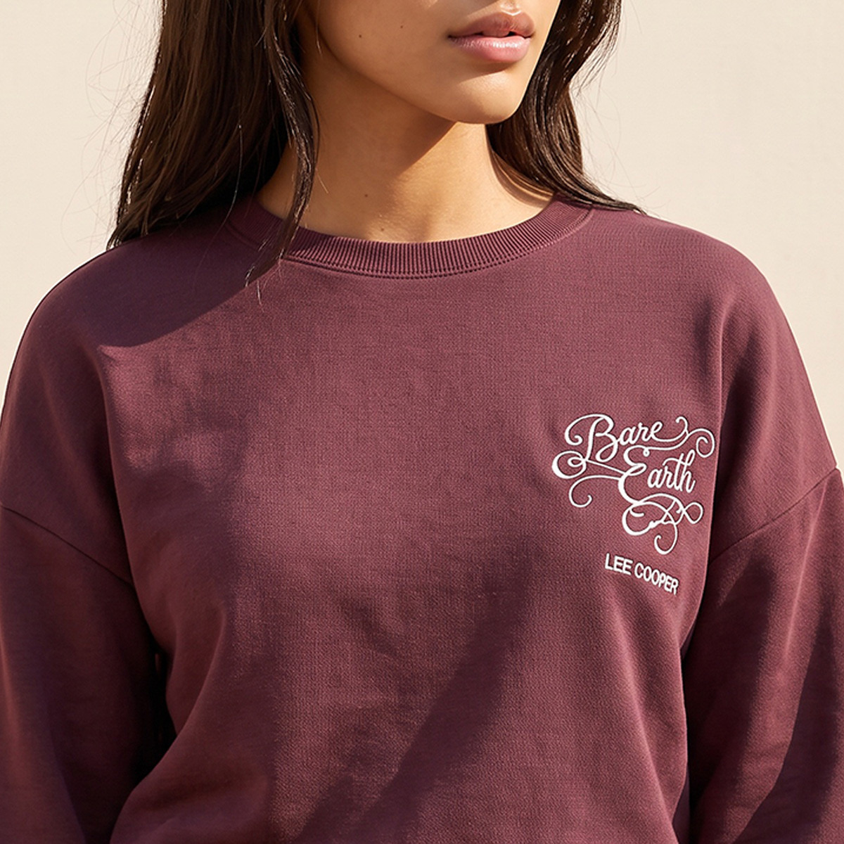 Lee Cooper Oversized Sweatshirt with Embroidery-women-clothing-hoodiesandsweatshirts-sweatshirts-image-5
