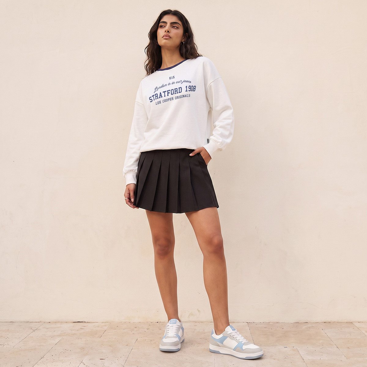 Lee Cooper Oversized Sweatshirt with Logo Print-women-clothing-hoodiesandsweatshirts-sweatshirts-image-4