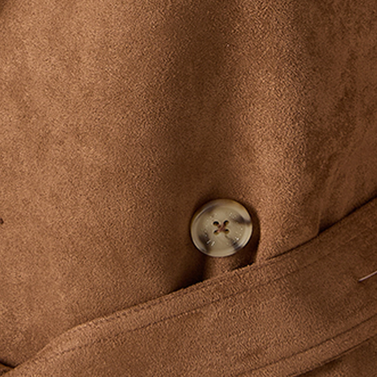 Lee Cooper Suede Trench Jacket with Belt-women-winterwear-coatsandjackets-jackets-image-5
