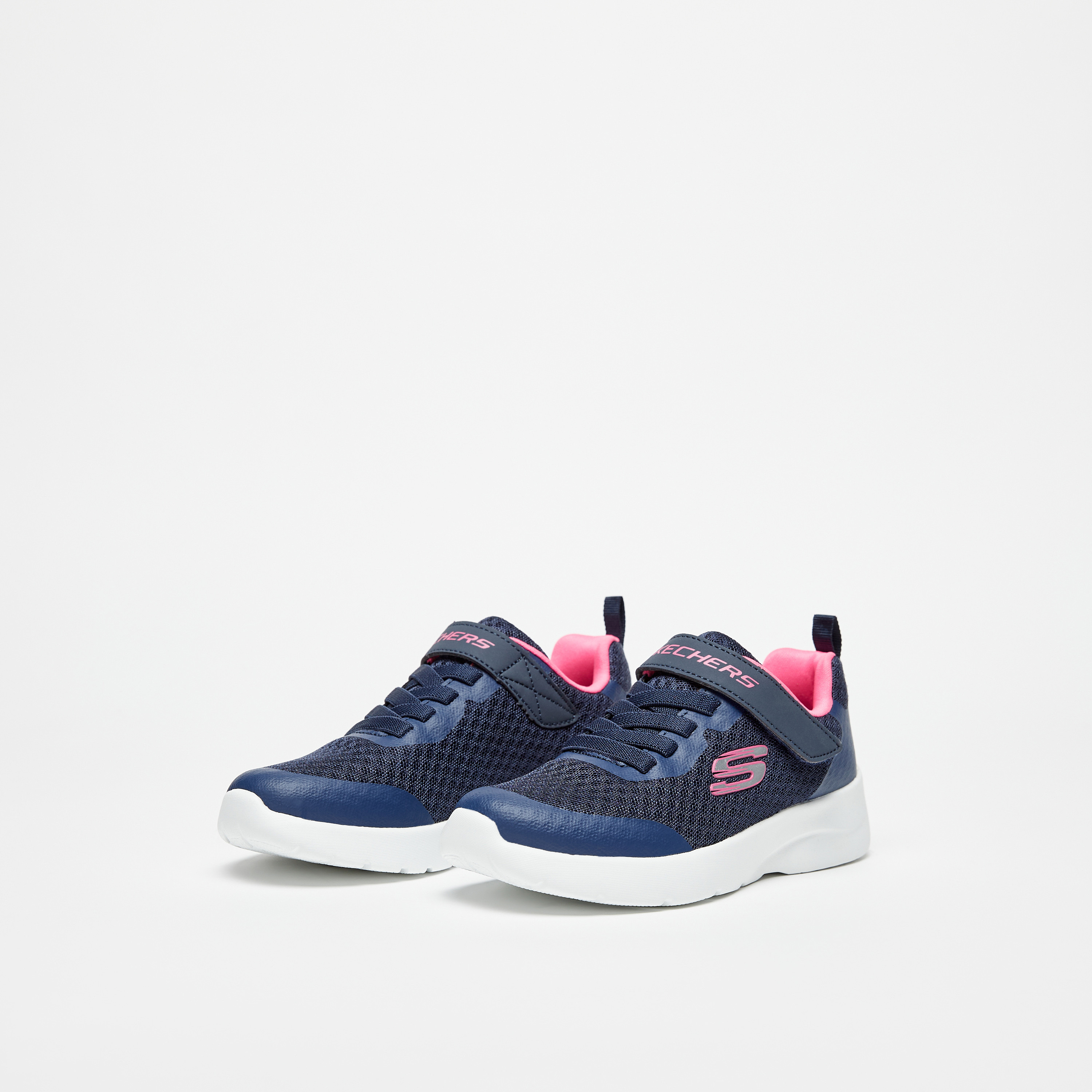 Skechers Girls Dynamight 2.0 Hook & Loop Sneakers 302571L | OE-girls-shoes-sneakers-image-3