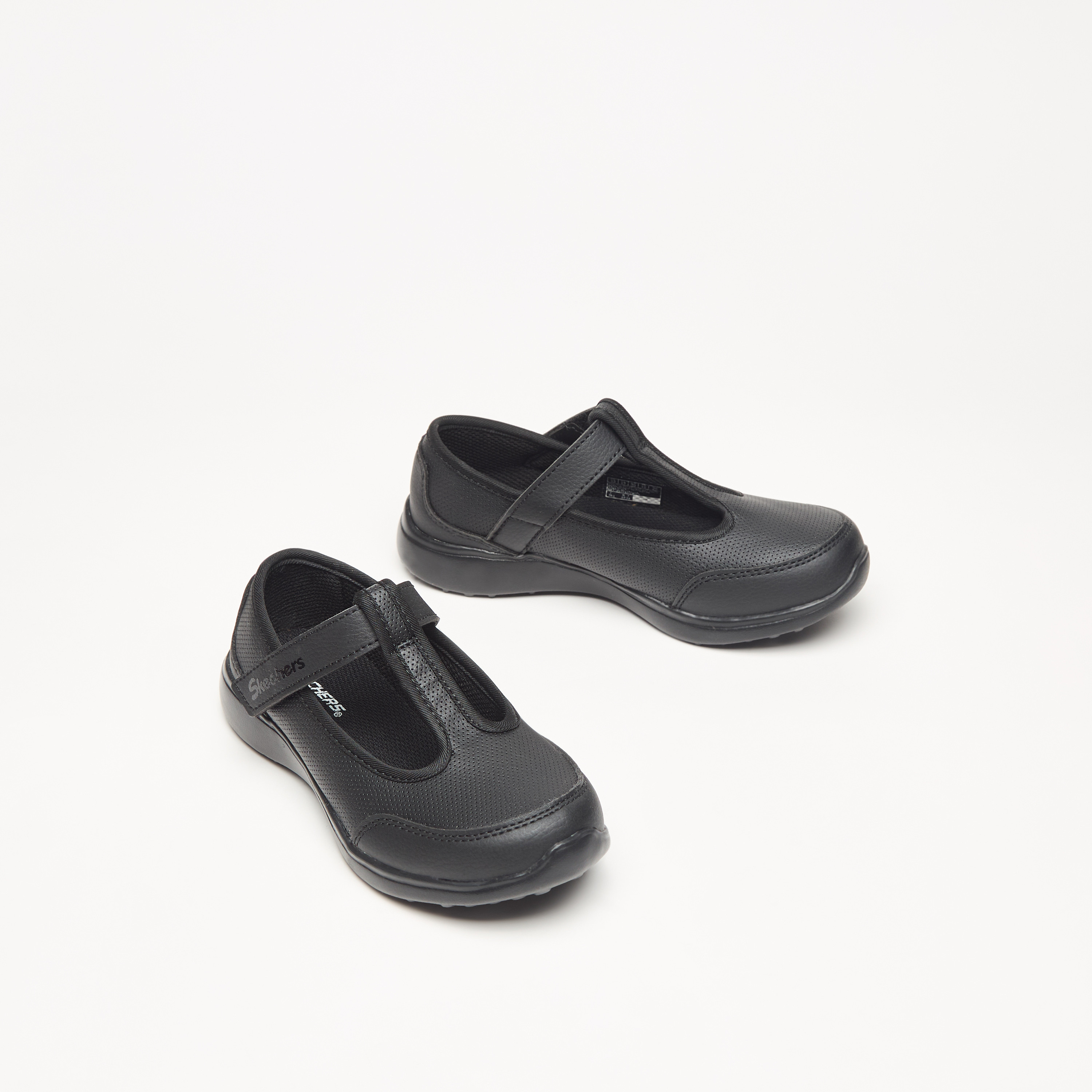 حذاء للبنات سهل الارتداء من سكيتشرز ميكروستريدس | 302626L-girls-shoes-schoolshoes-image-1