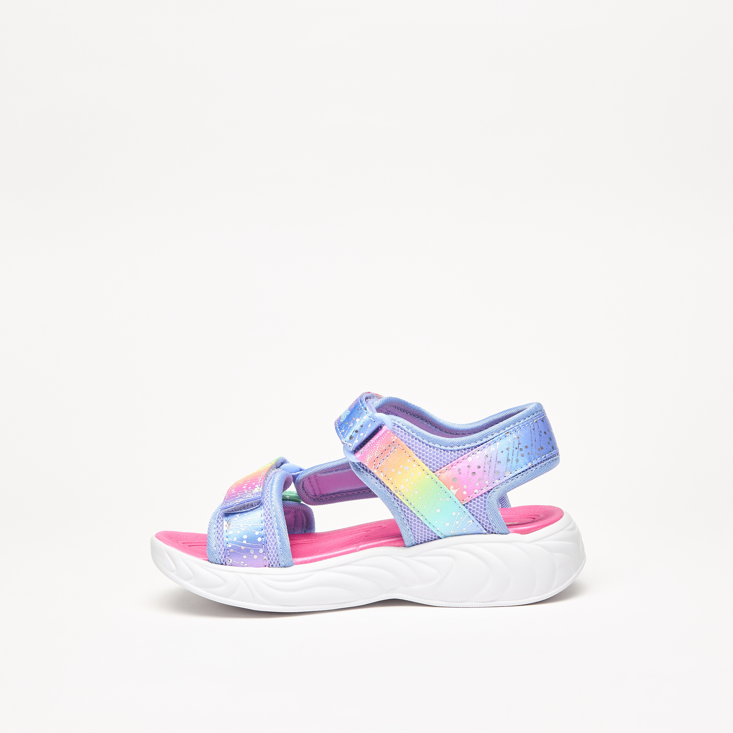 Skechers Unicorn Dreams Girls Memory Foam Sandals 302682L-BLMT | OE-girls-shoes-sandals-image-3