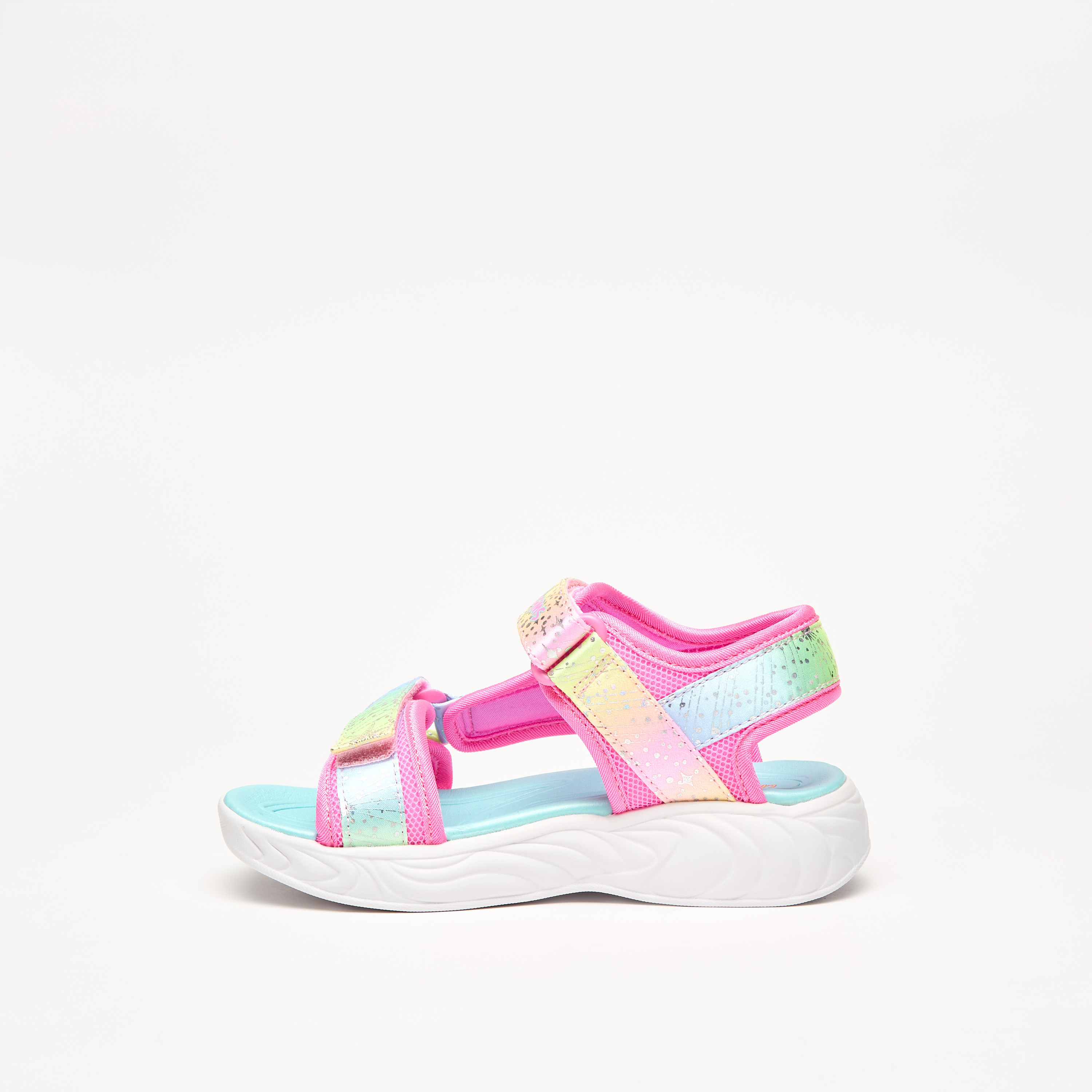 Skechers Unicorn Dreams Girls Memory Foam Sandals 302682L-BLMT | OE-girls-shoes-sandals-image-11